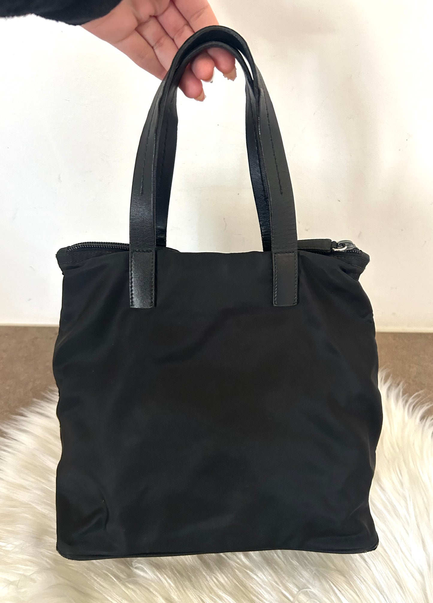 Prada mini tote in nylon