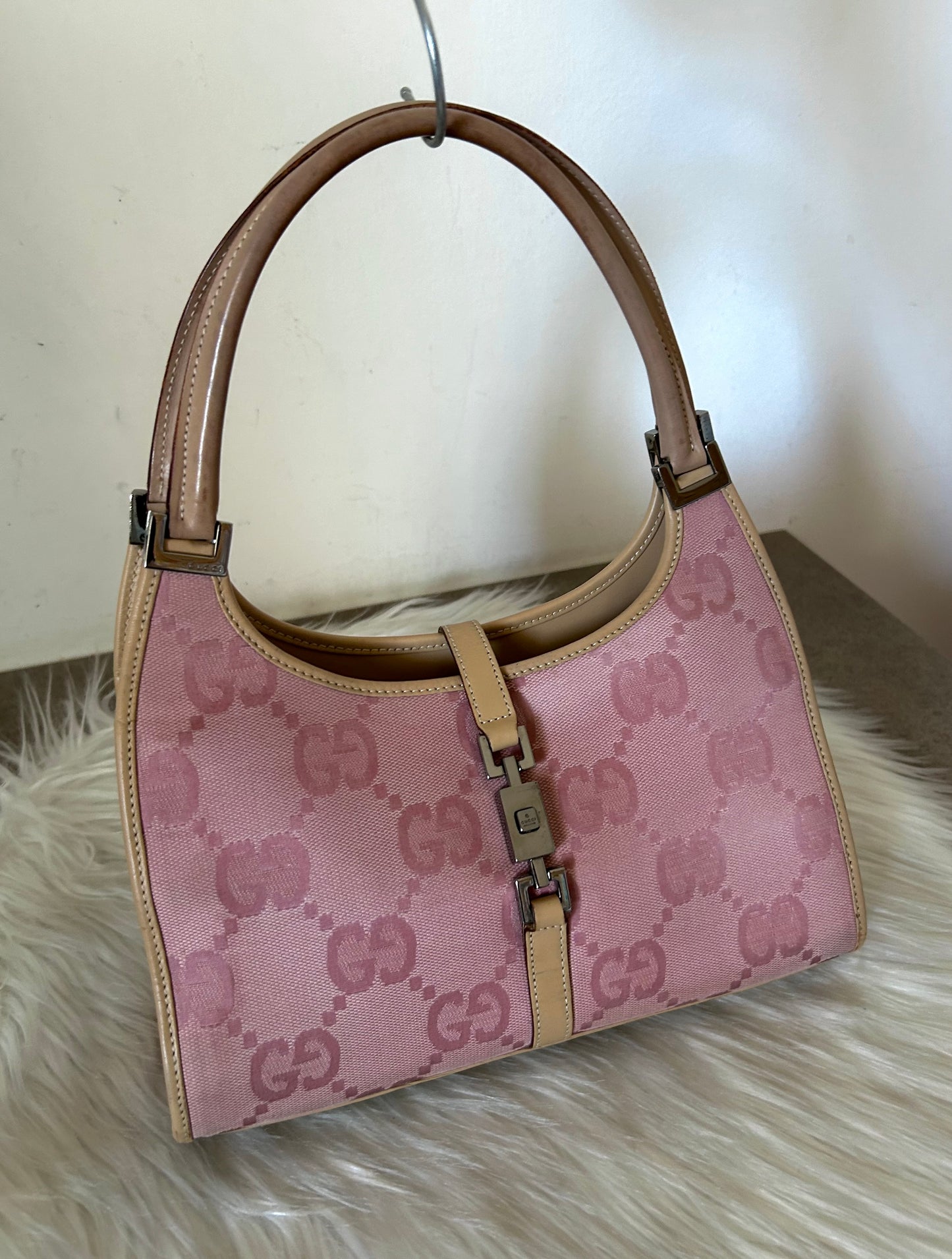 Gucci Jackie rosa monogram