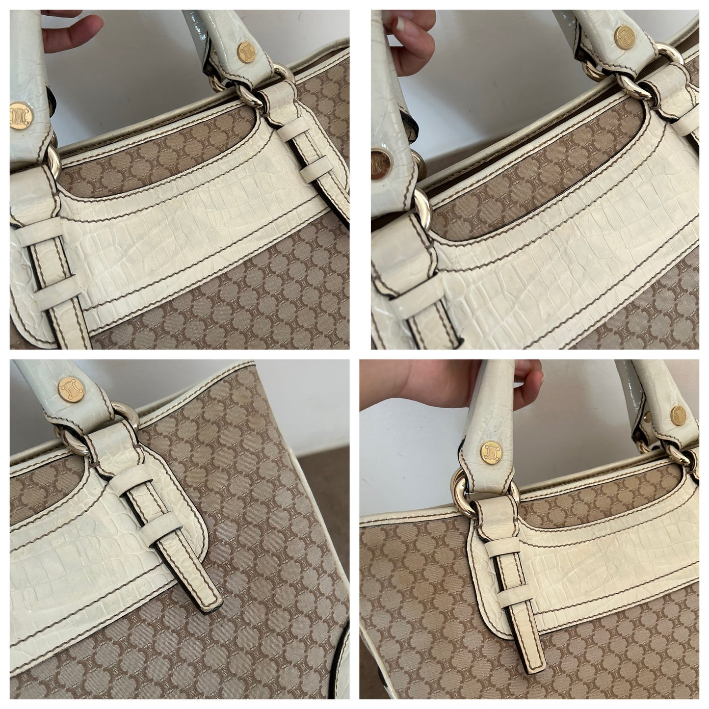 Bauletto Céline Boogie in monogram vintage con dust bag