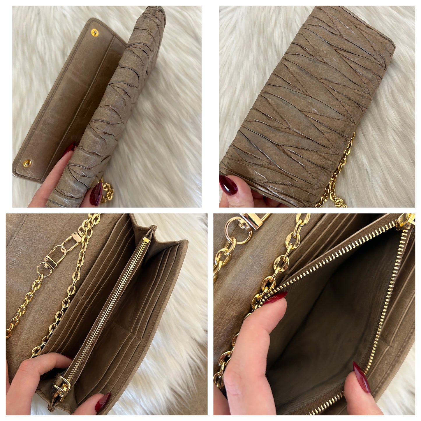 Miu Miu Woc in pelle