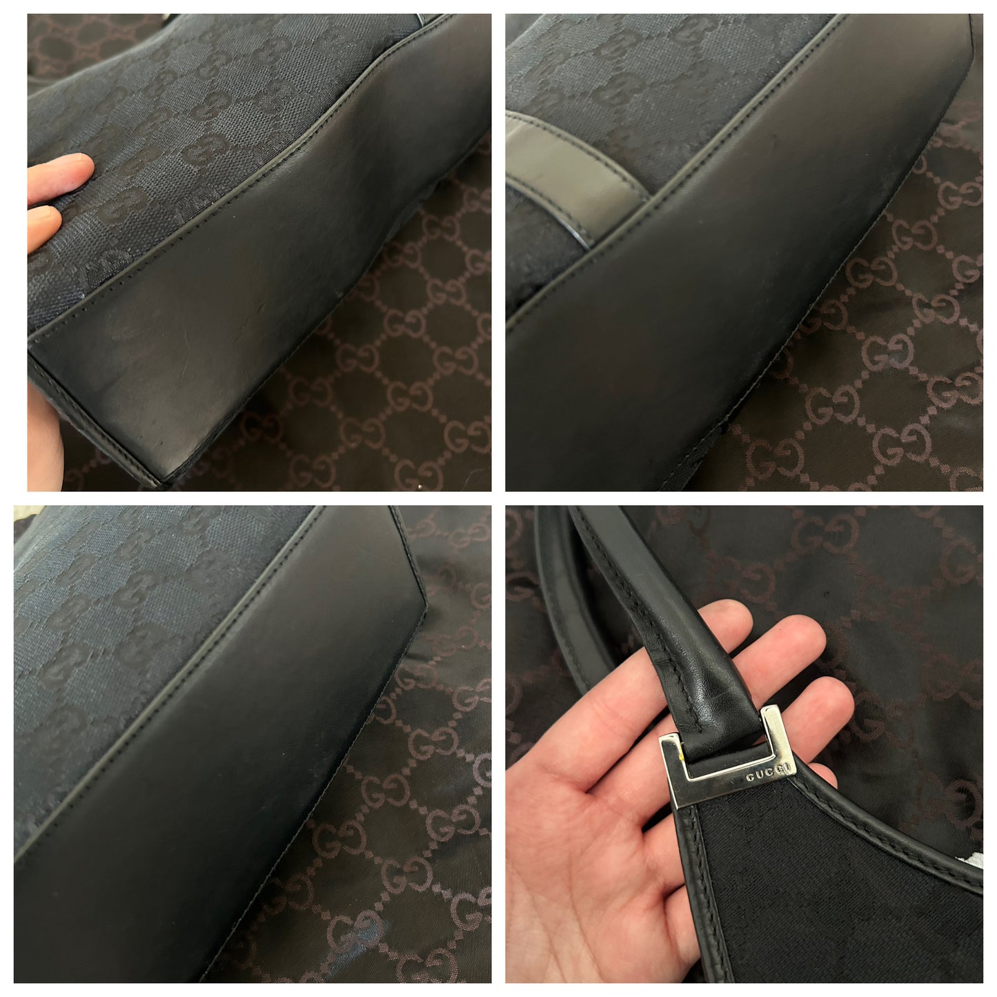 Gucci Jackie nera in monogram