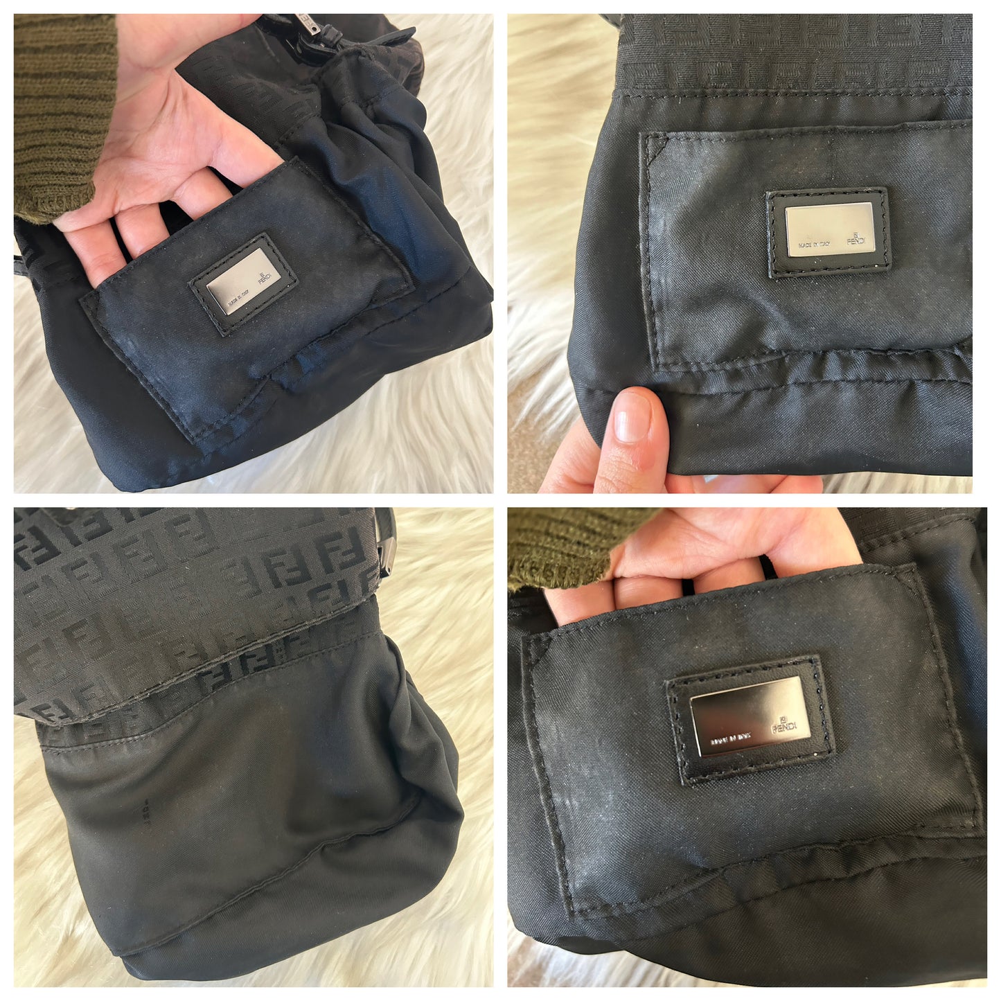 Fendi Mini Mamma Baguette zucchino