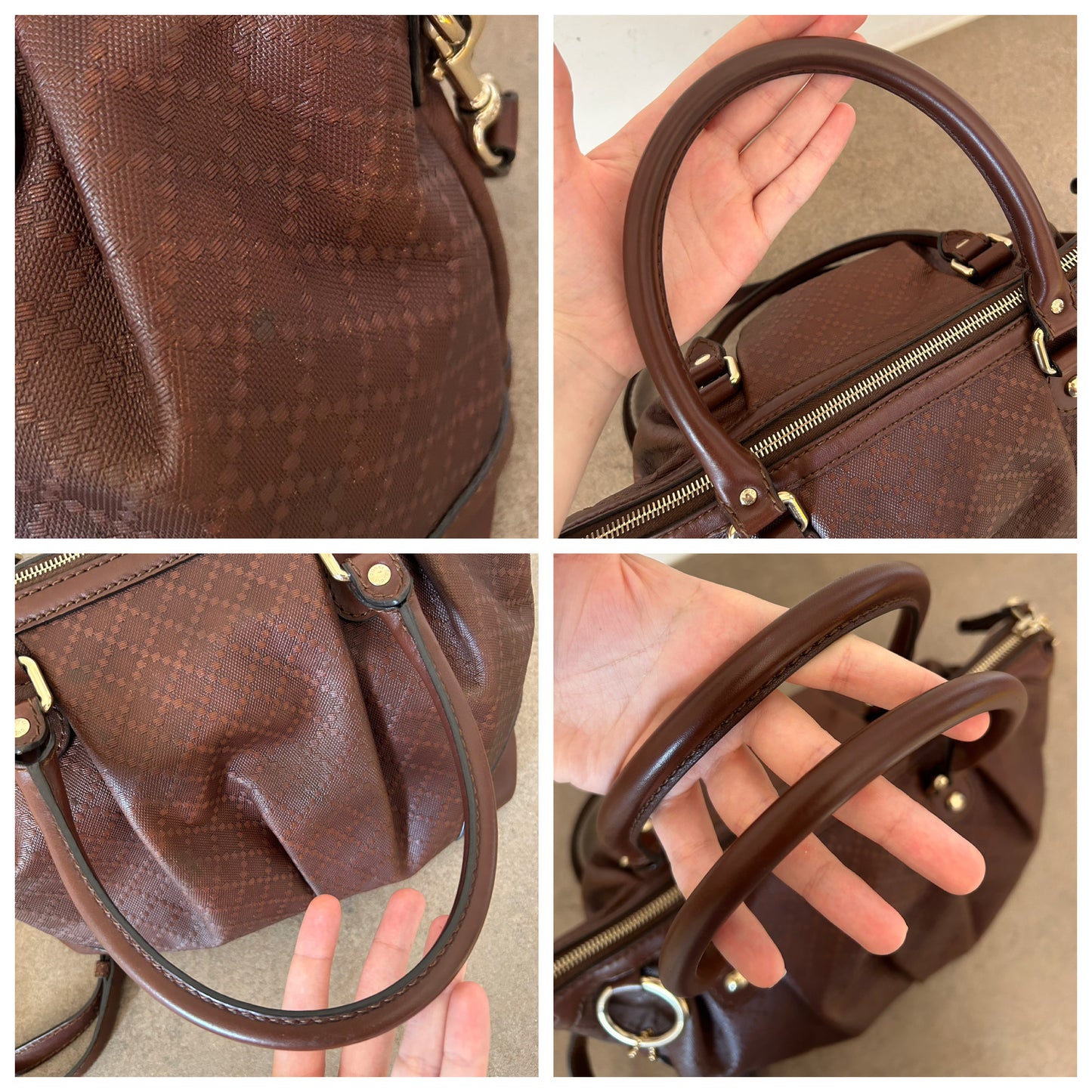 Gucci tote Diamond con tracolla