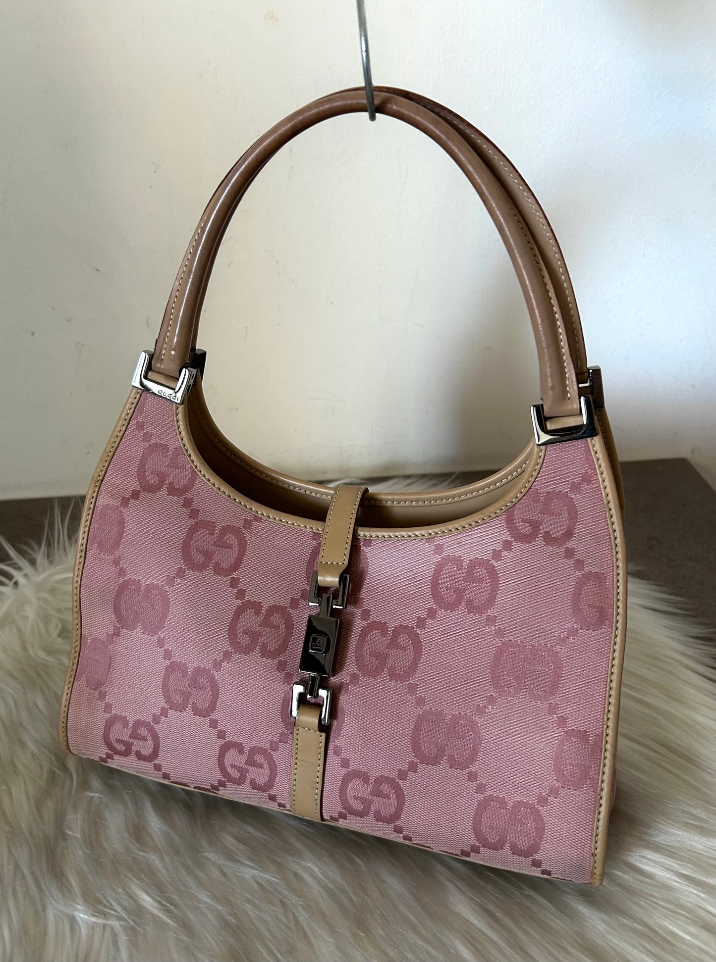 Gucci Jackie rosa monogram