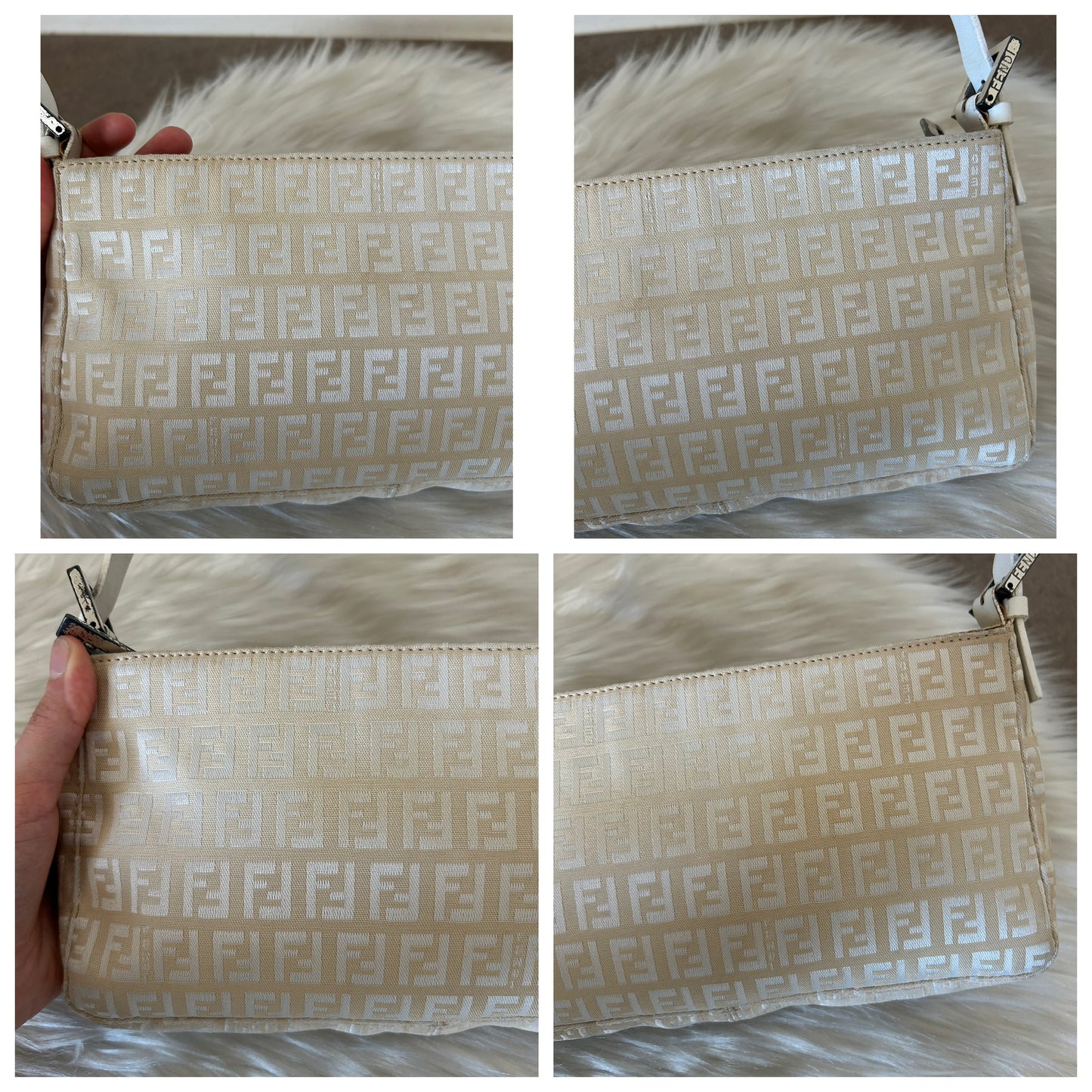 Fendi Baguette zucchino panna