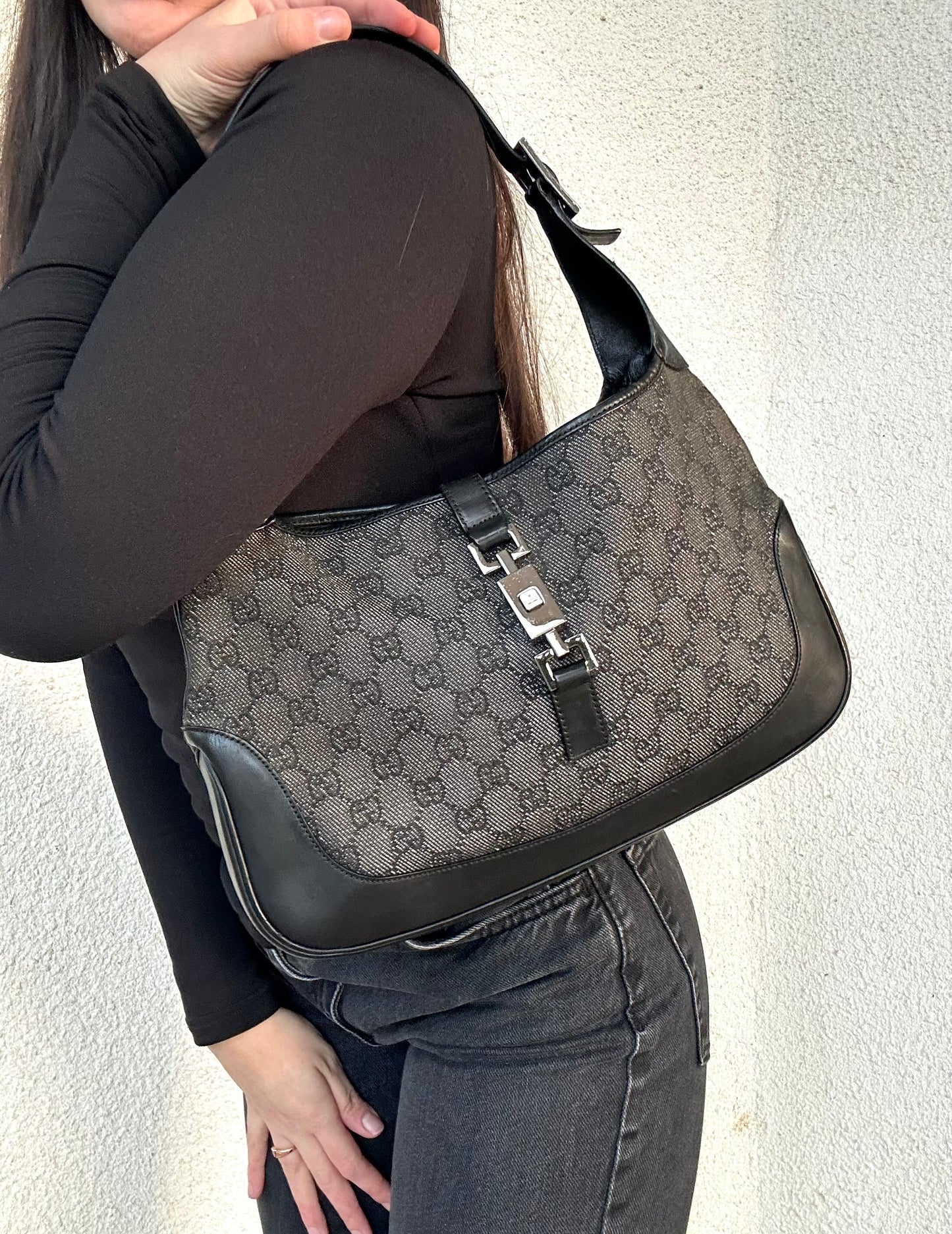 Gucci Jackie vintage medium in denim