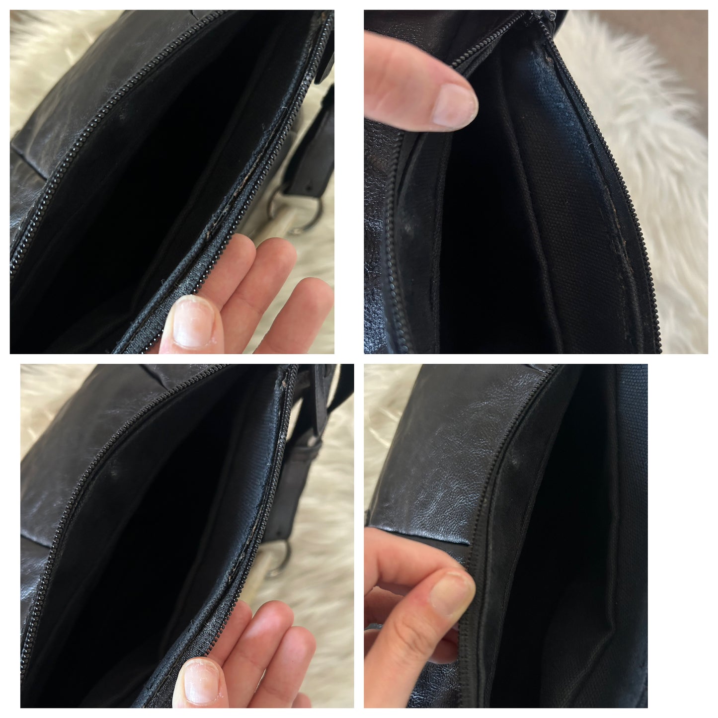 Yves Saint Laurent Mombasa in pelle nera