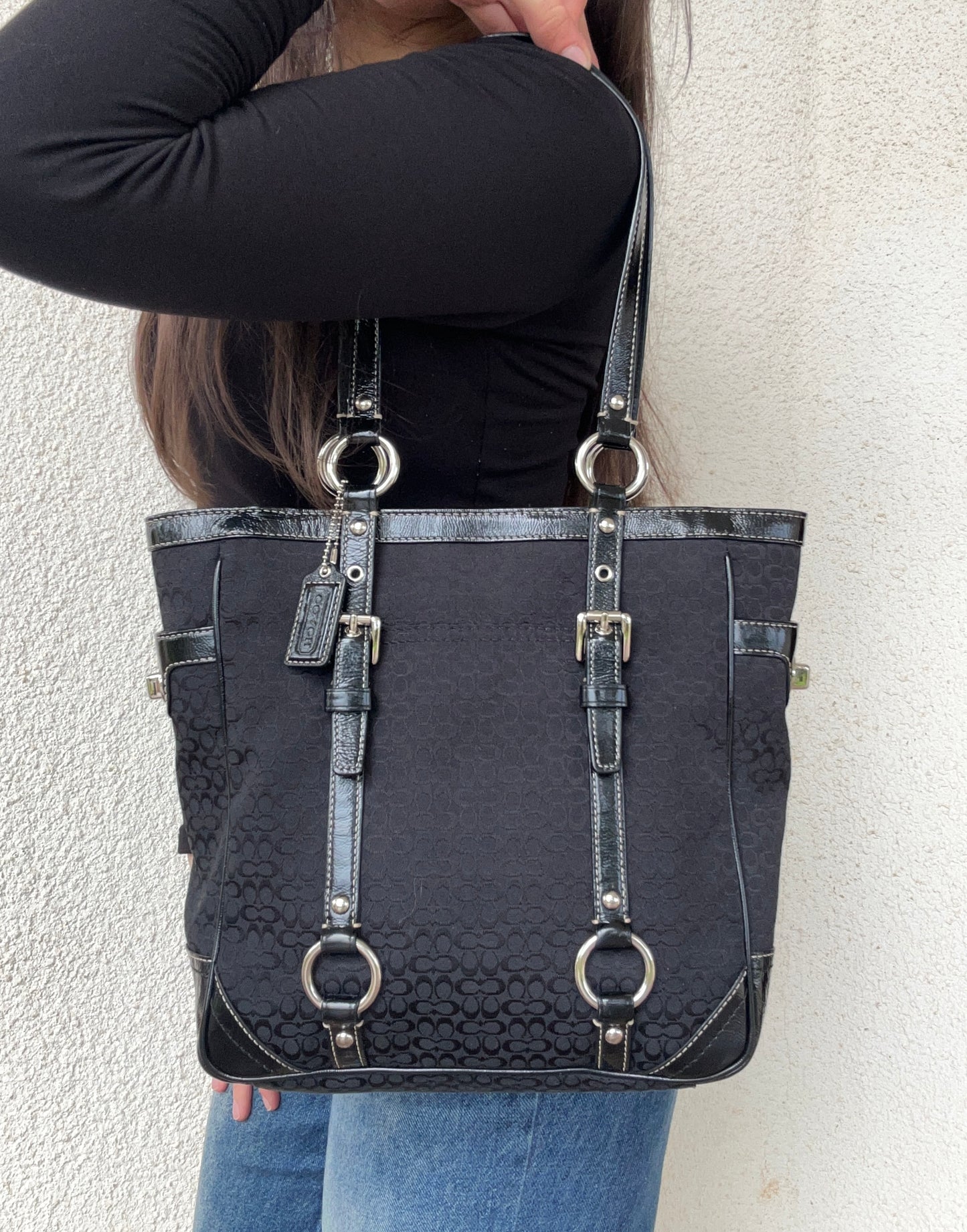 Coach tote bag in monogram