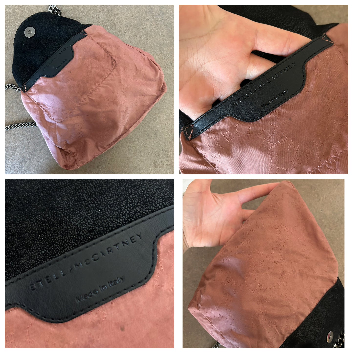 Mini Falabella Stella McCartney a 3 catena nera
