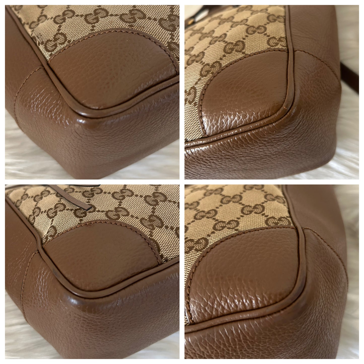 Gucci mini tote in pelle e monogram