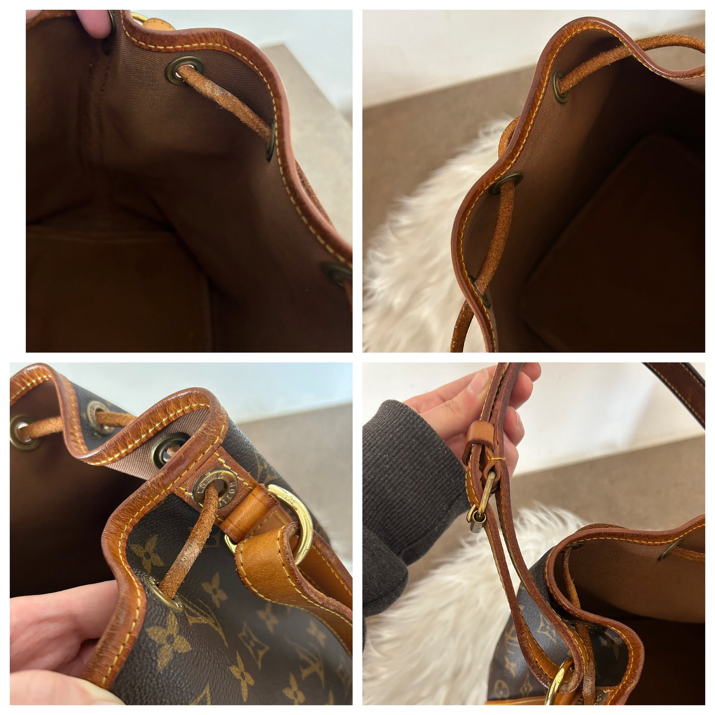 Secchiello Noé Louis Vuitton in monogram vintage