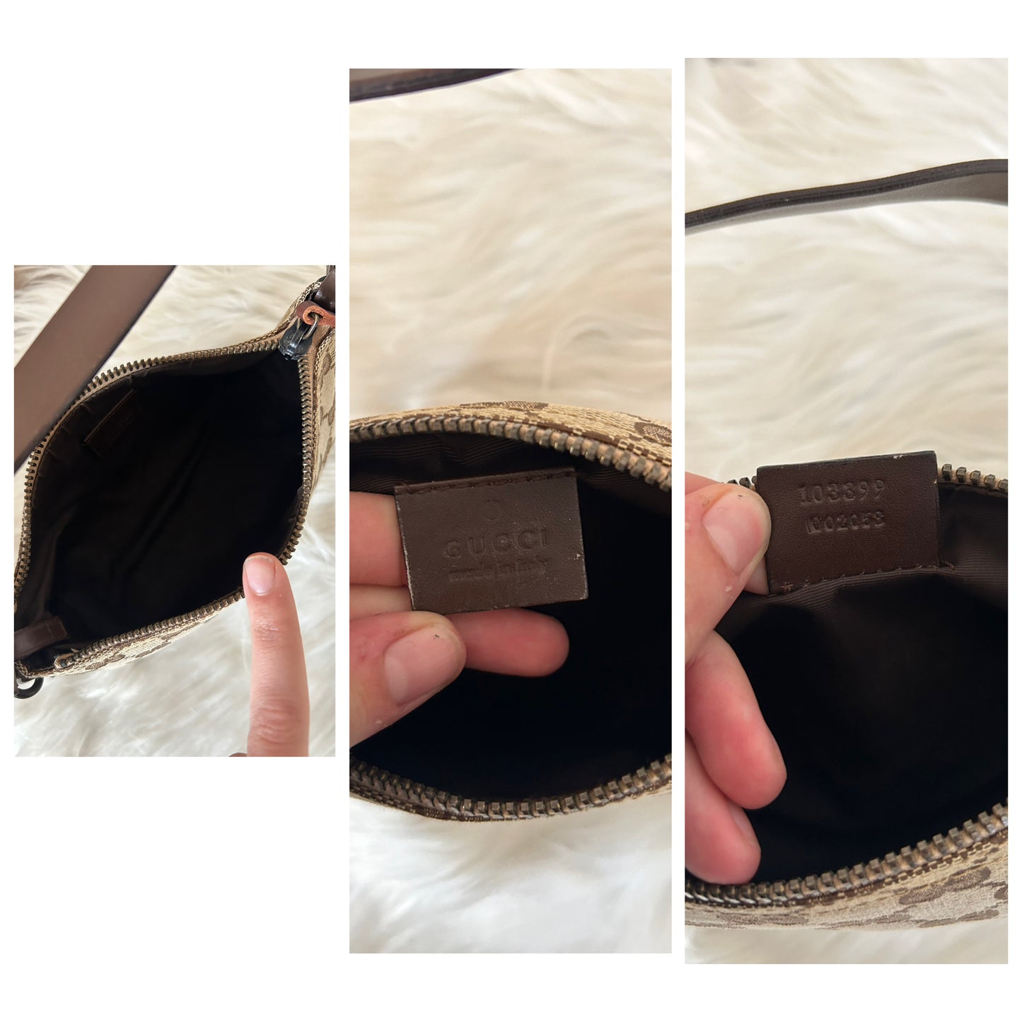 Gucci pochette in monogram