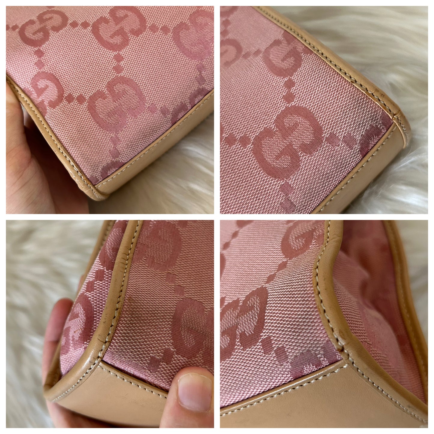 Gucci Jackie rosa monogram