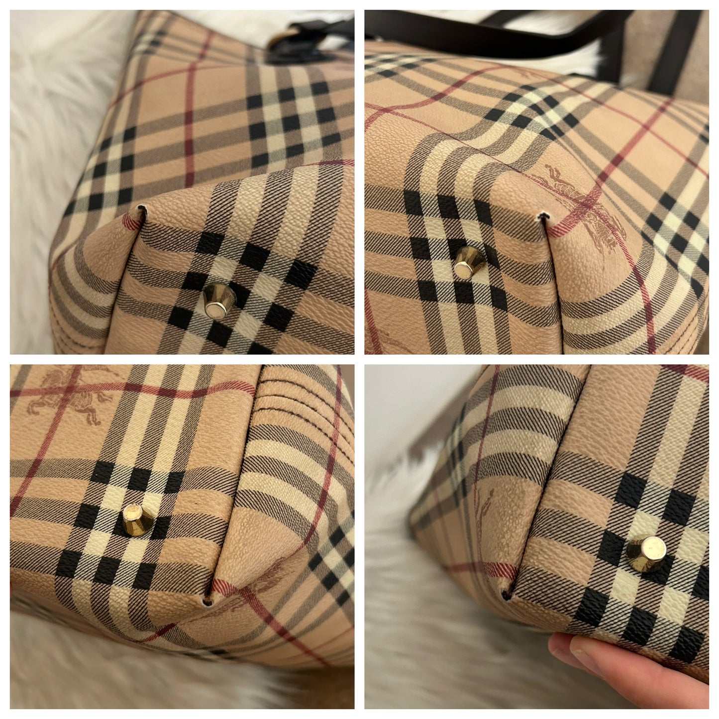 Burberry Check tote bag