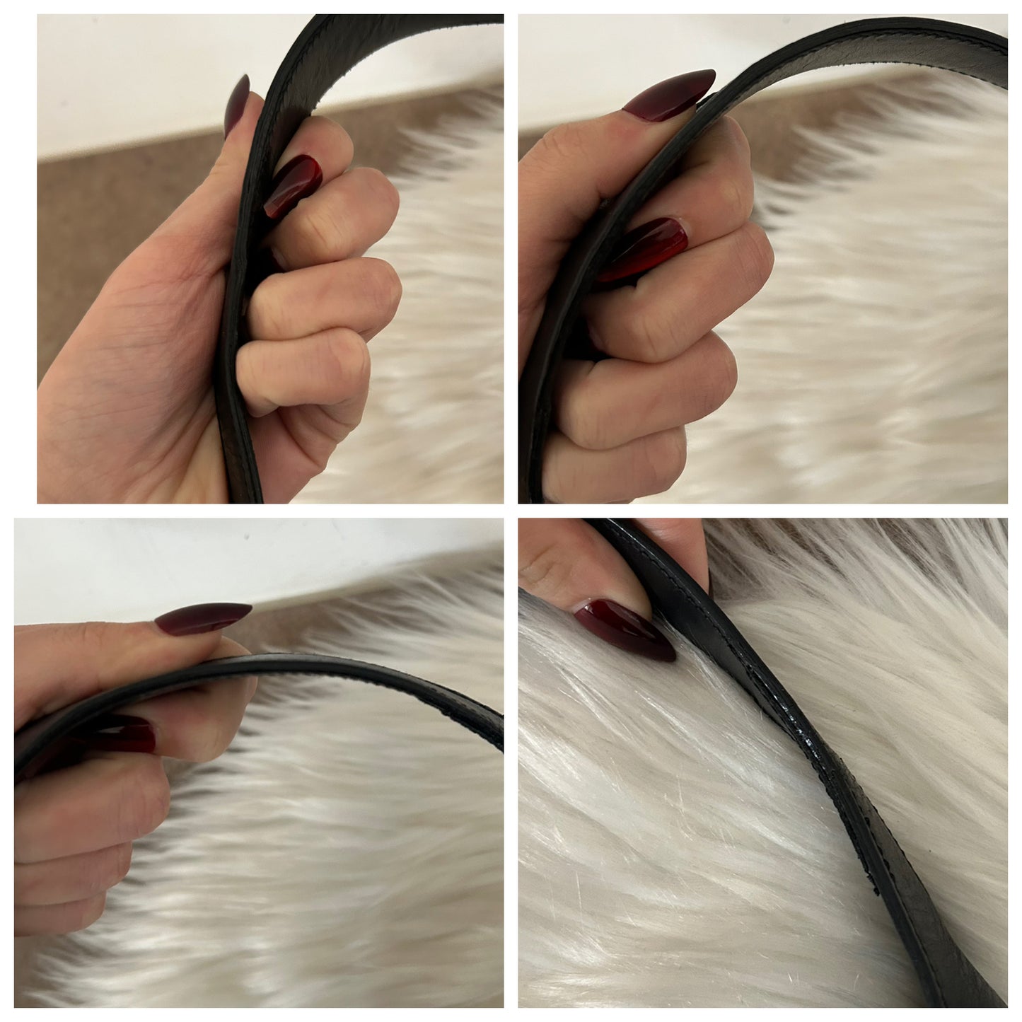 Gucci Jackie vintage taglia media in monogram nera