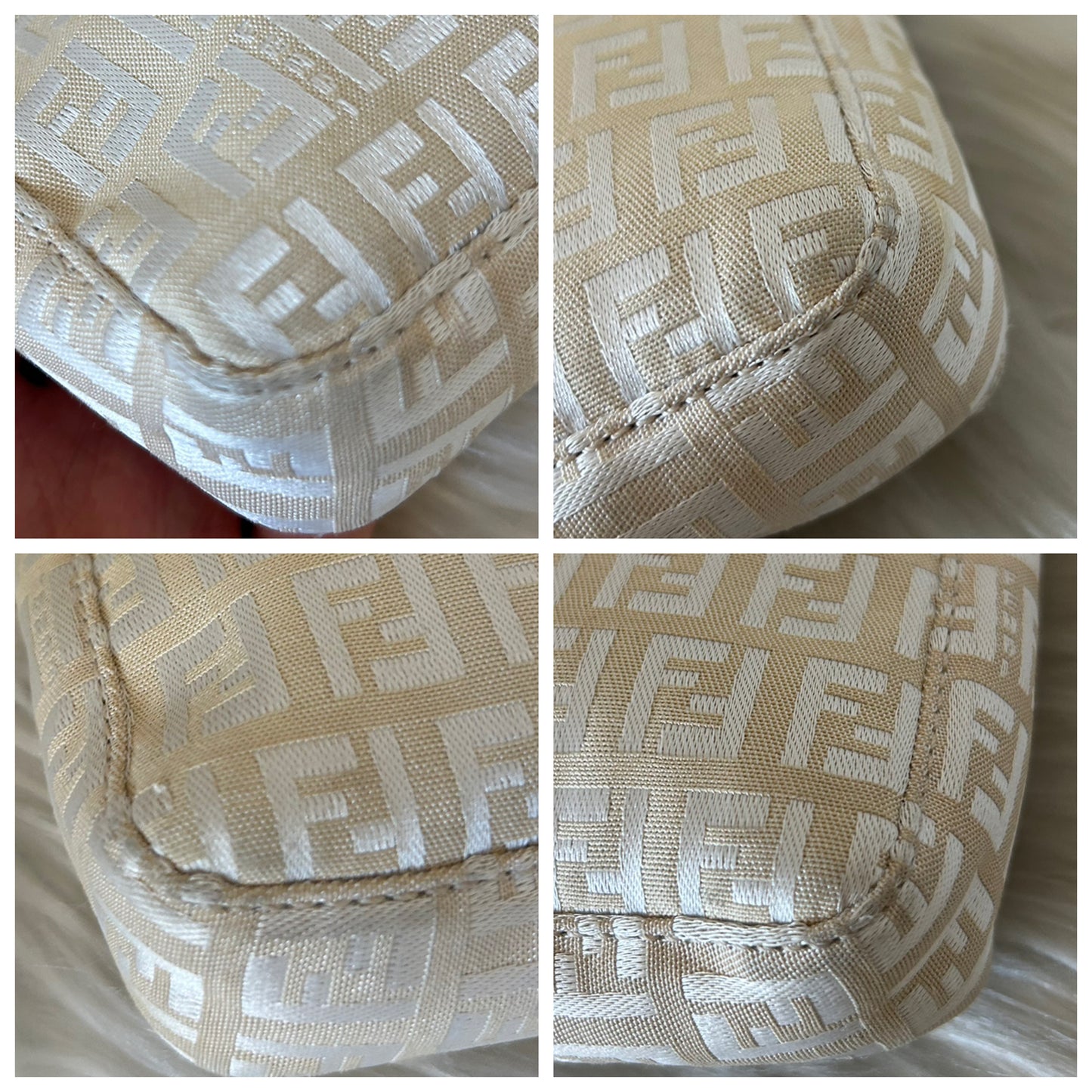 Fendi Baguette zucchino panna