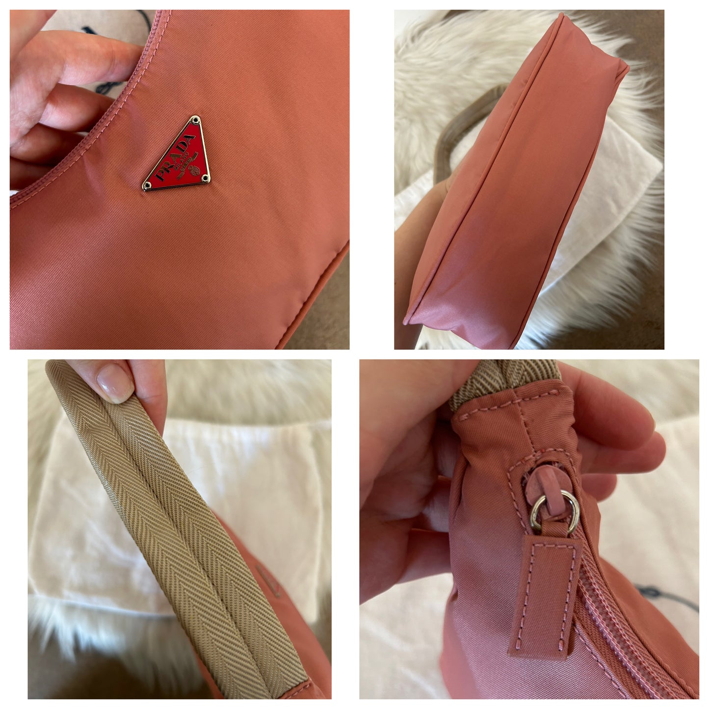 Prada 2000 in nylon rosa