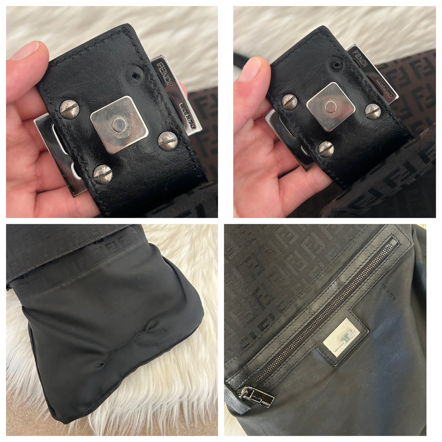 Fendi Mamma Baguette zucchino