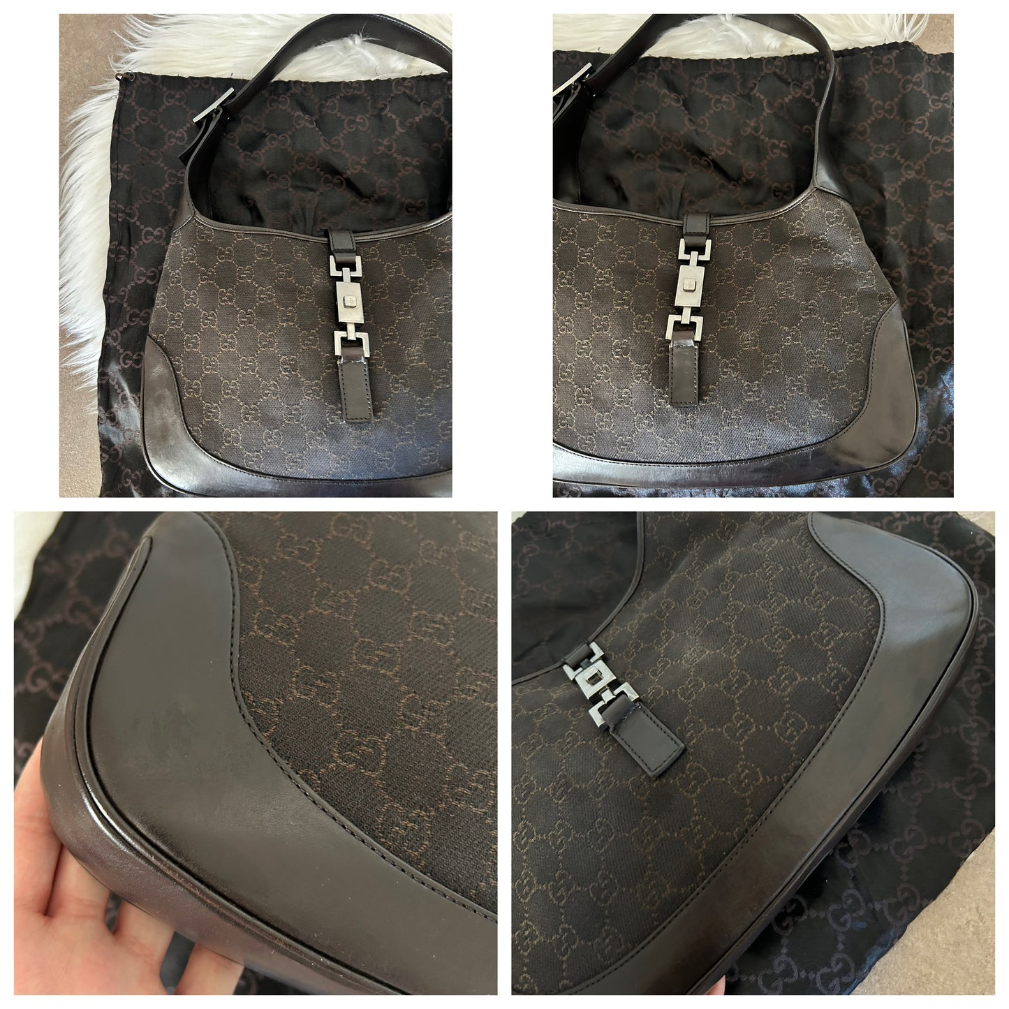 Gucci Jackie vintage grande con dust bag