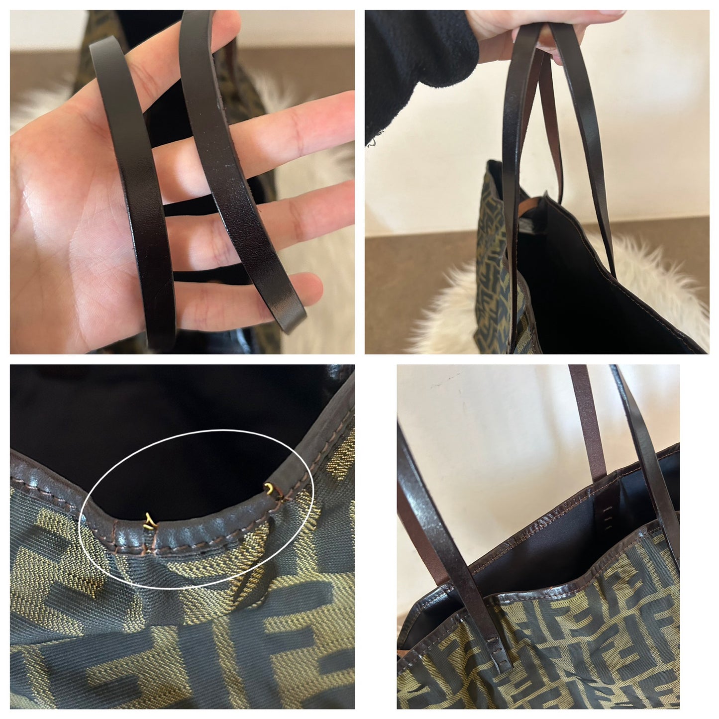 Fendi Roll Bag con pochette zucca