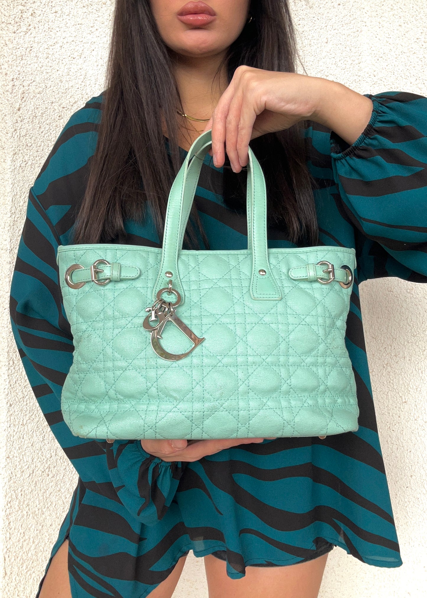 Dior Panorama verde acqua in pelle