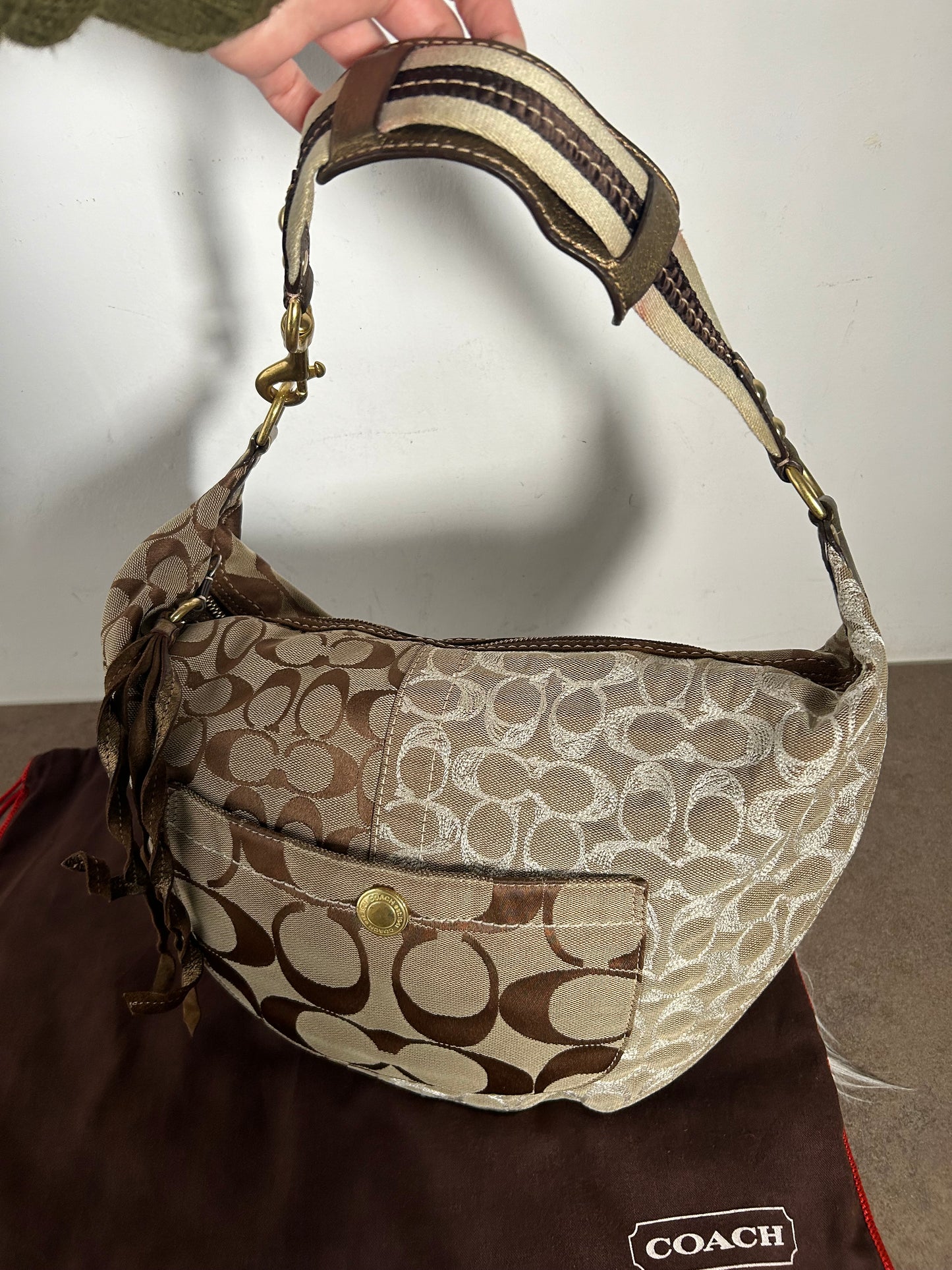 Coach Hobo vintage in monogram
