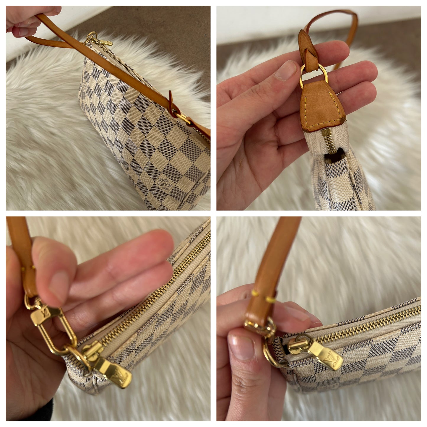 Louis Vuitton Pochette Accessoire Damier Azur