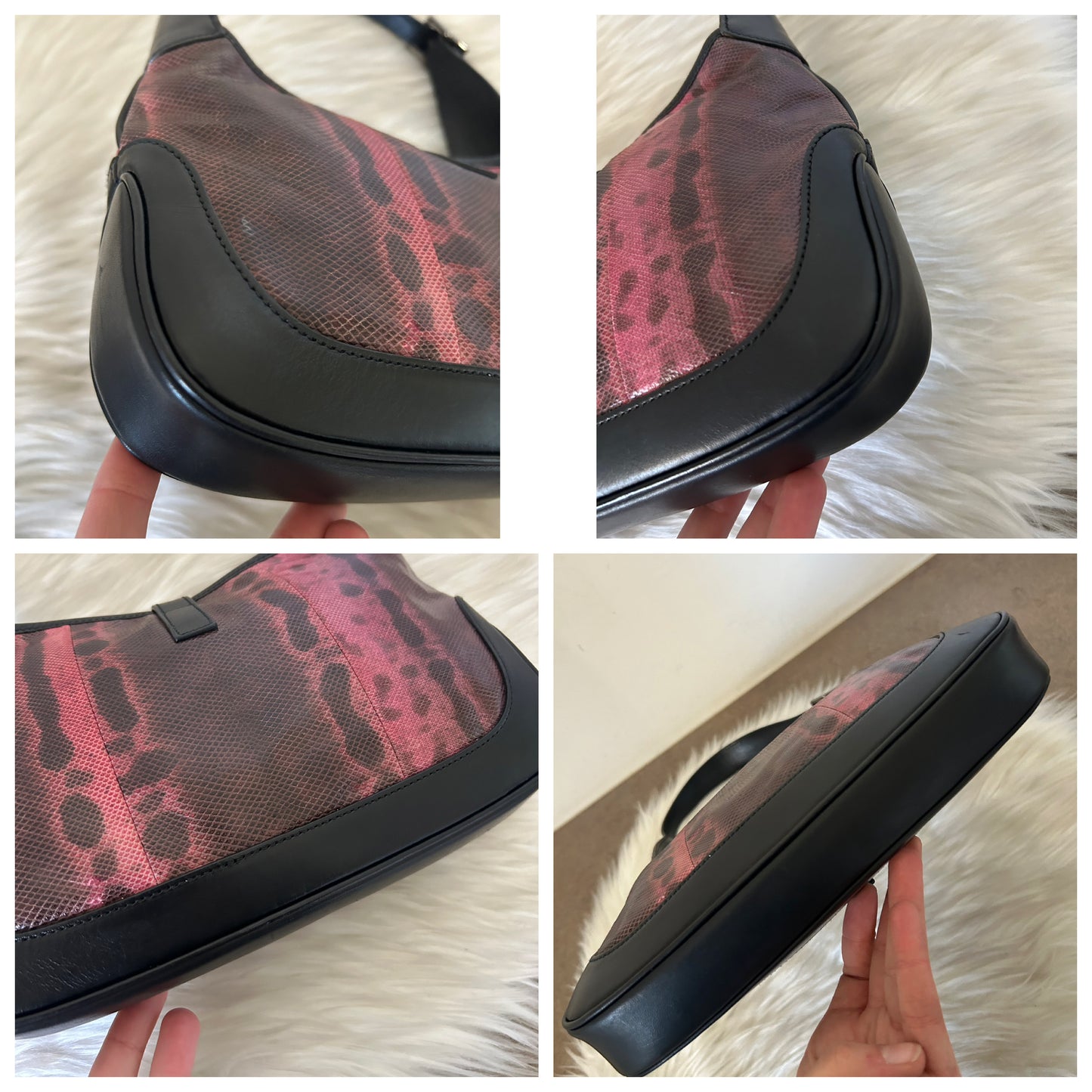 Gucci Jackie mini in pelle di pitone