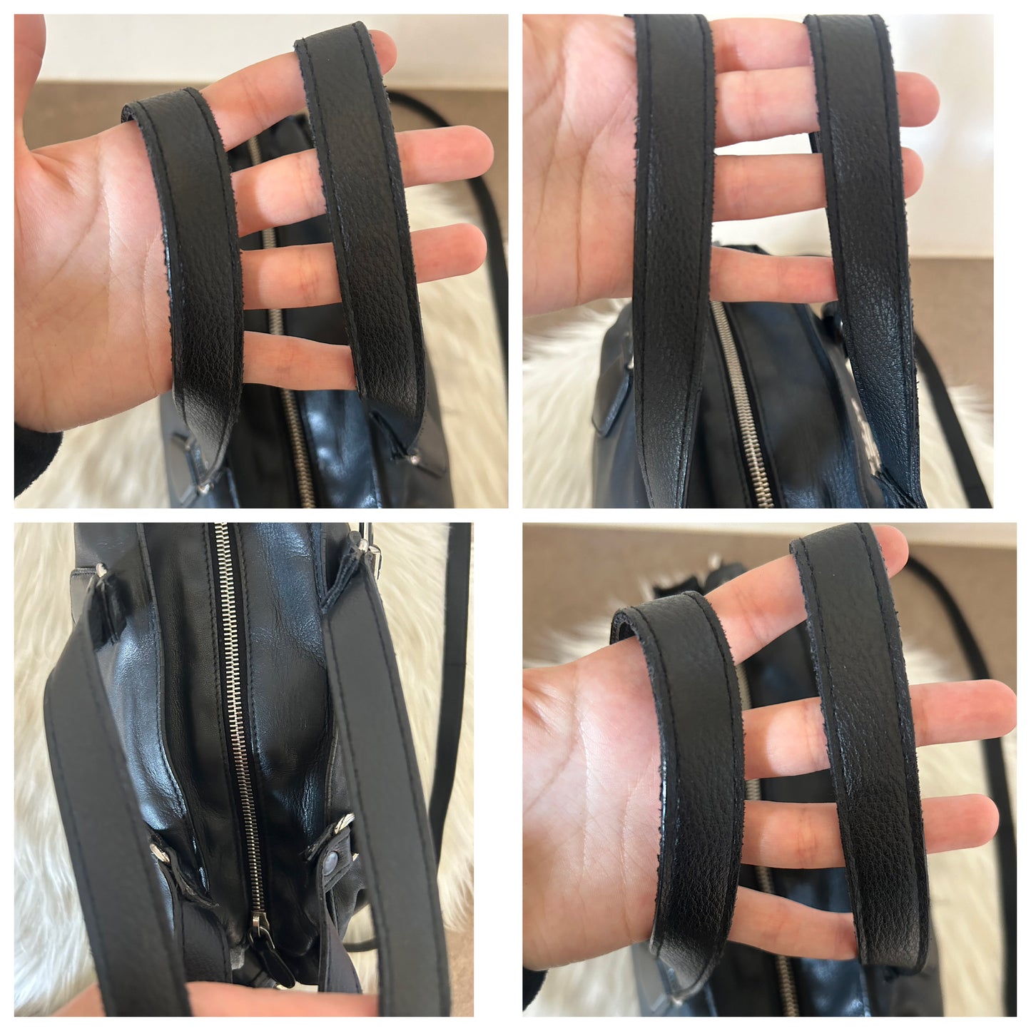 Prada tote in pelle nera