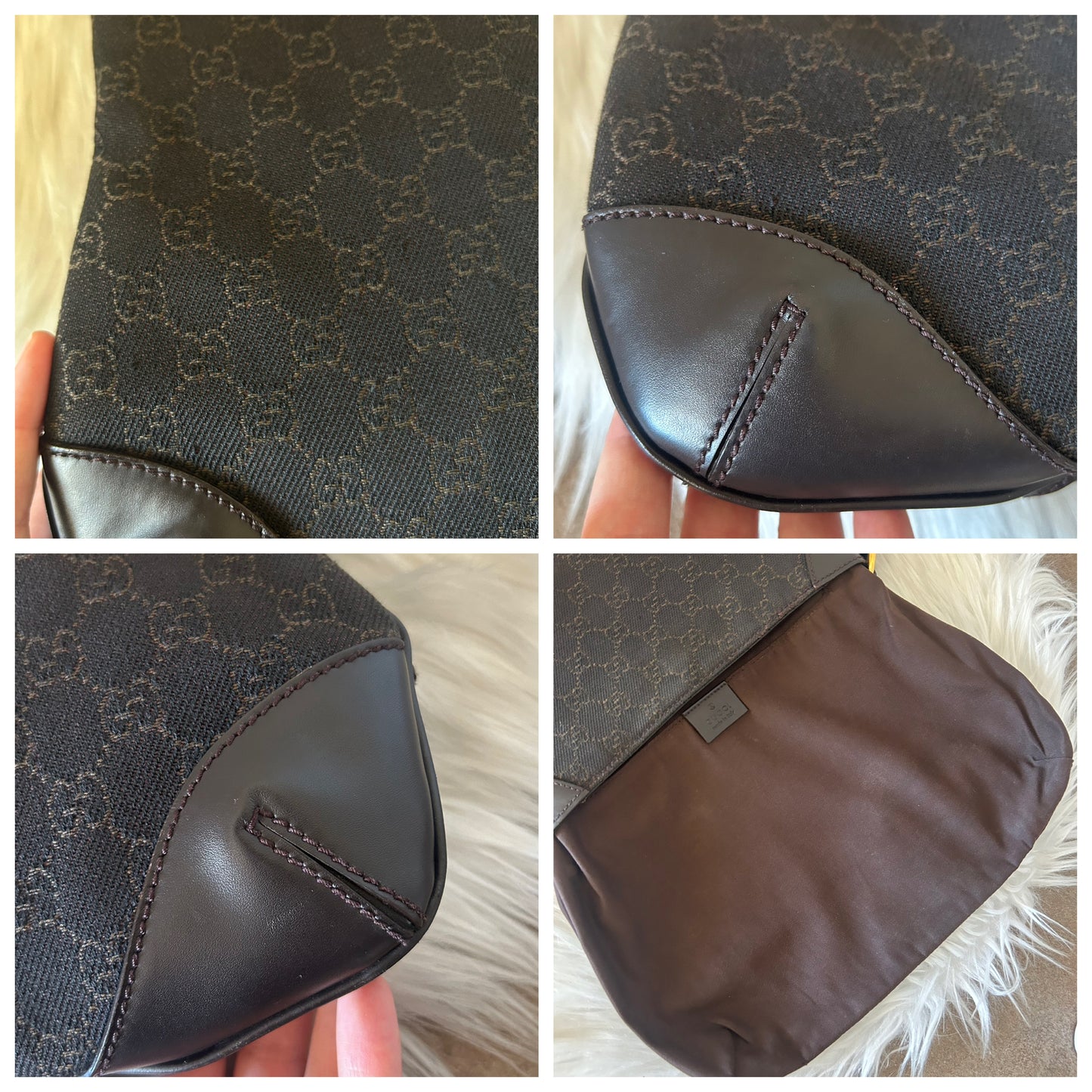 Gucci tote monogram in denim