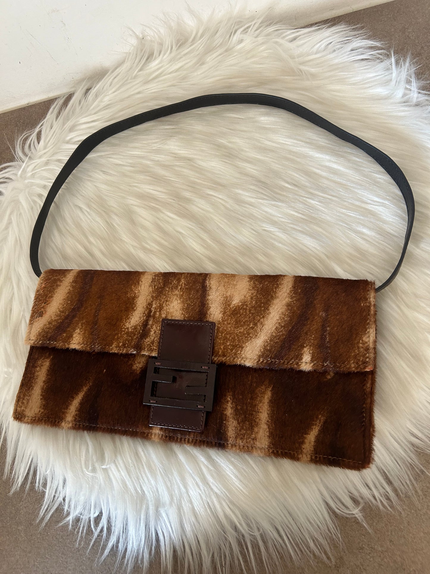 Fendi Baguette in cavallino