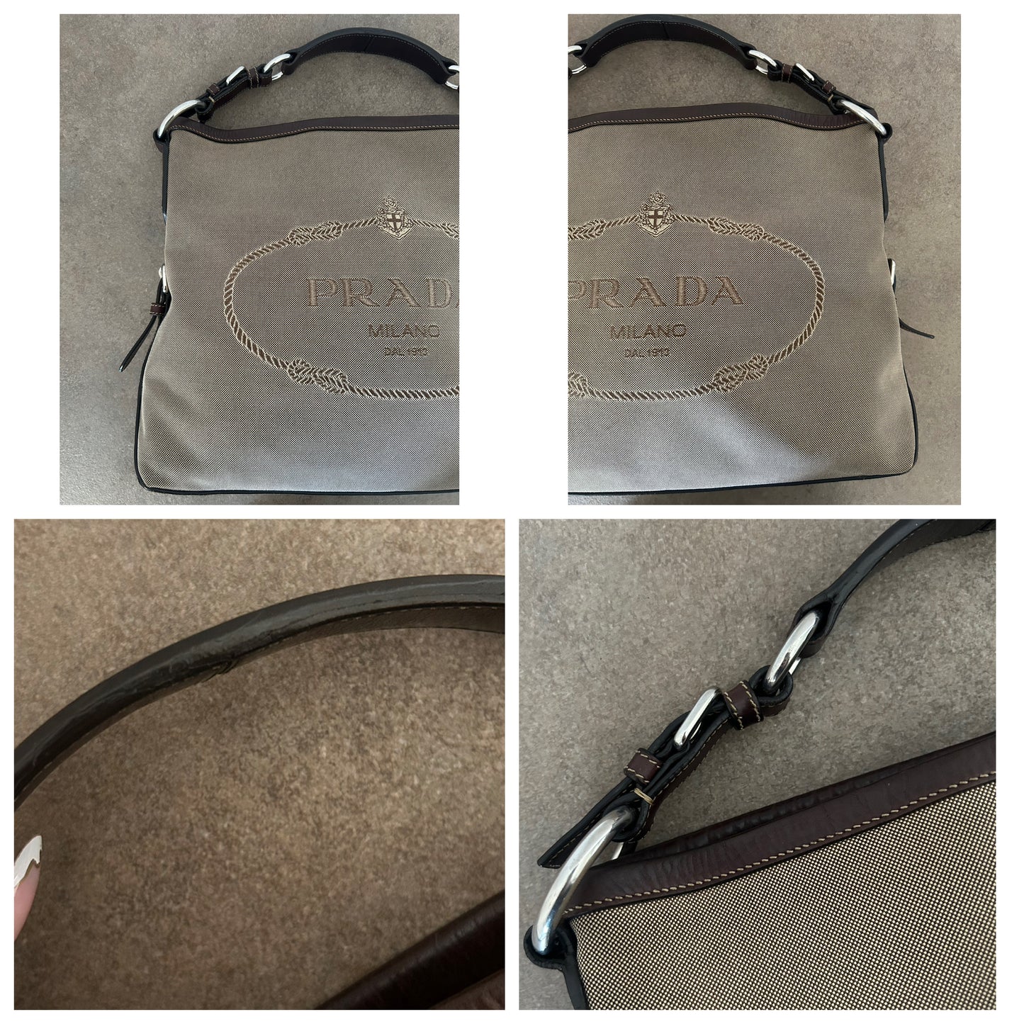 Prada tote bag corda