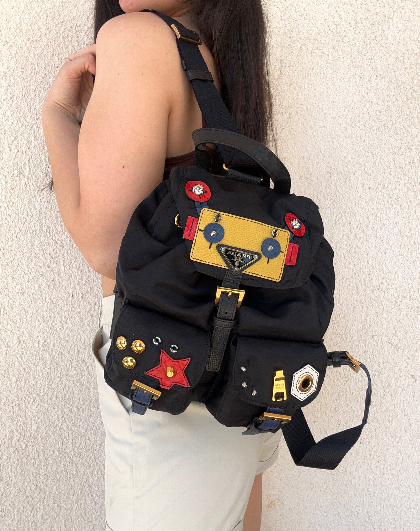 Zaino Prada in nylon “Robot”
