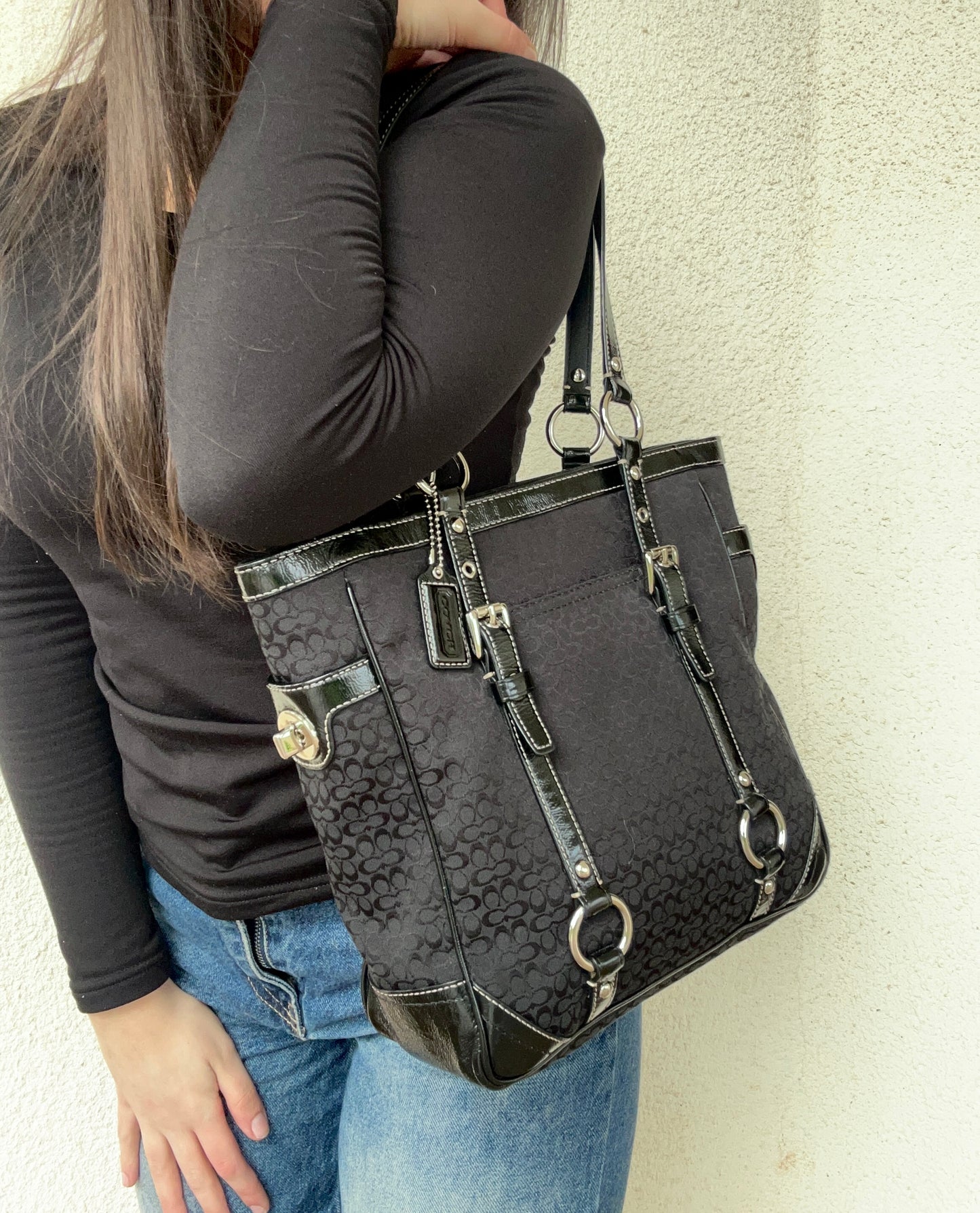 Coach tote bag in monogram