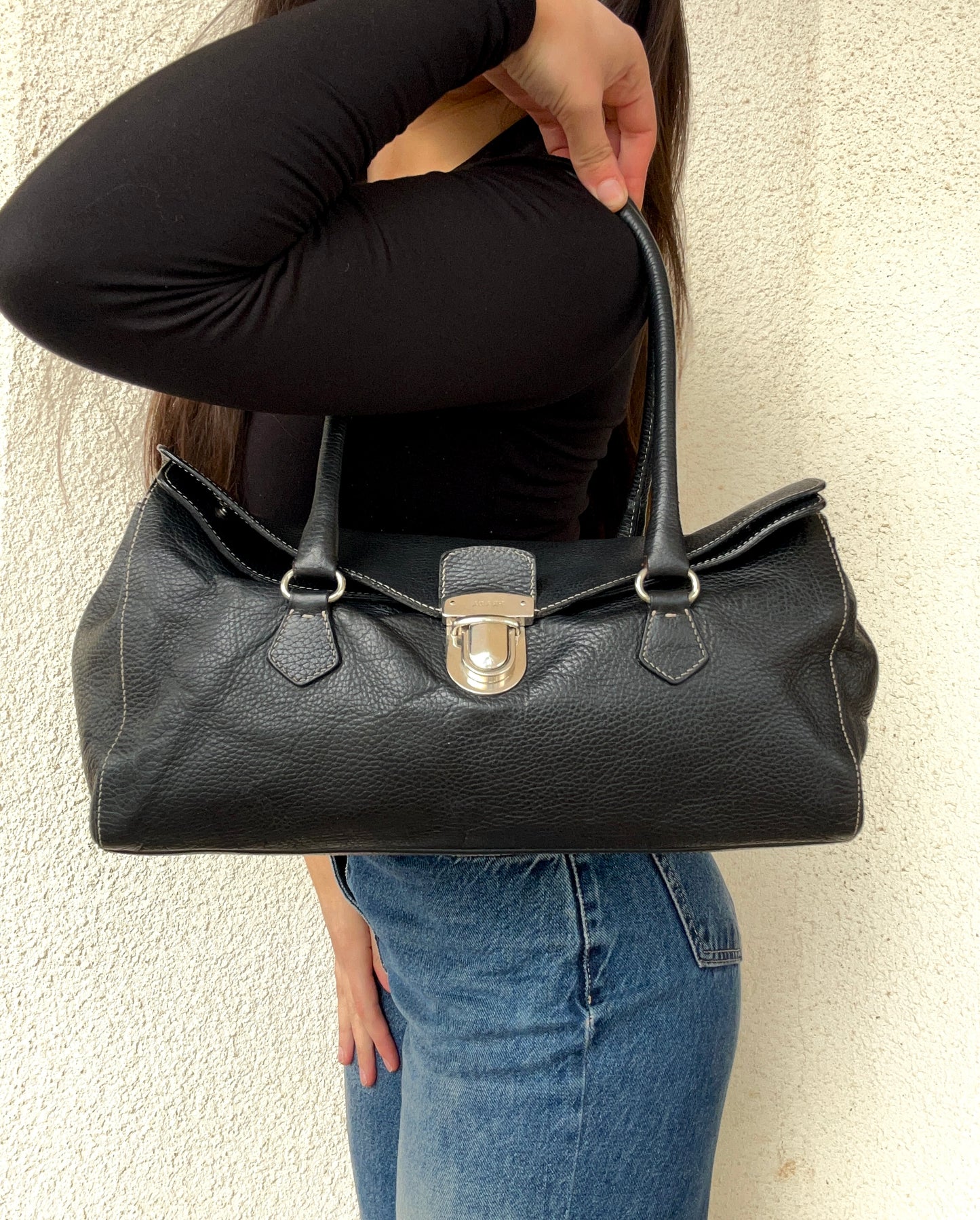 Prada tote in pelle nera