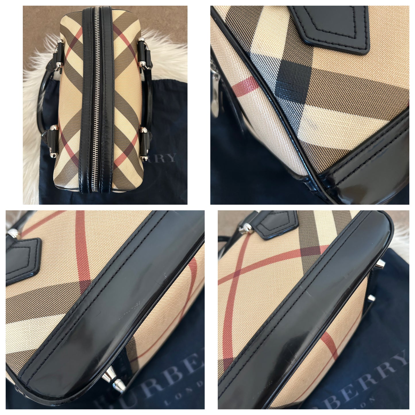 Burberry Bauletto in Check