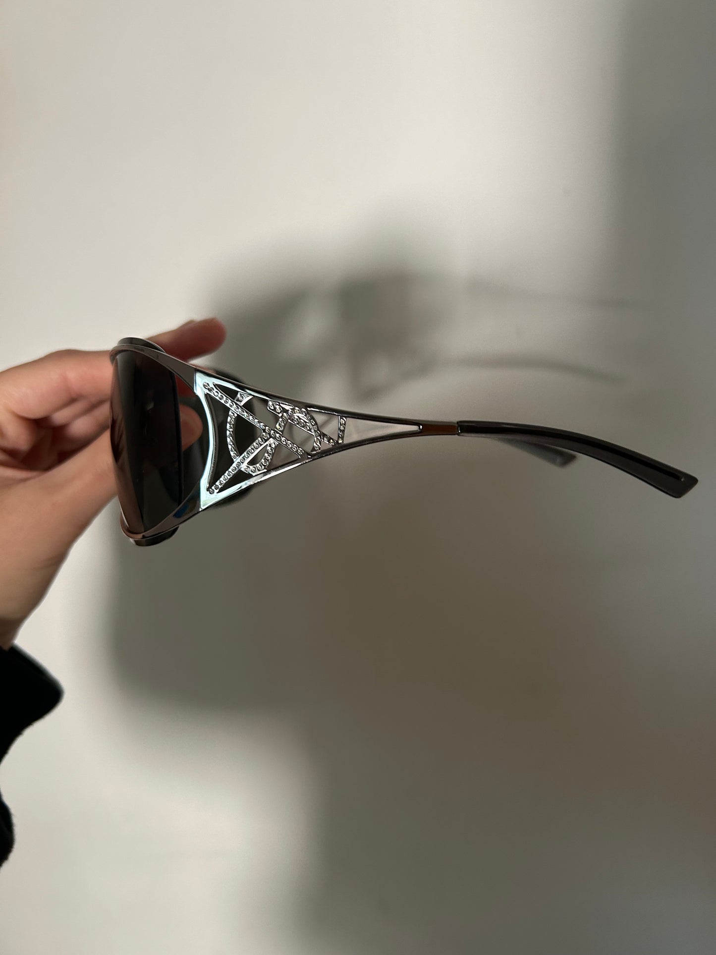 Yves Saint Laurent occhiali da sole con logo Swarovski