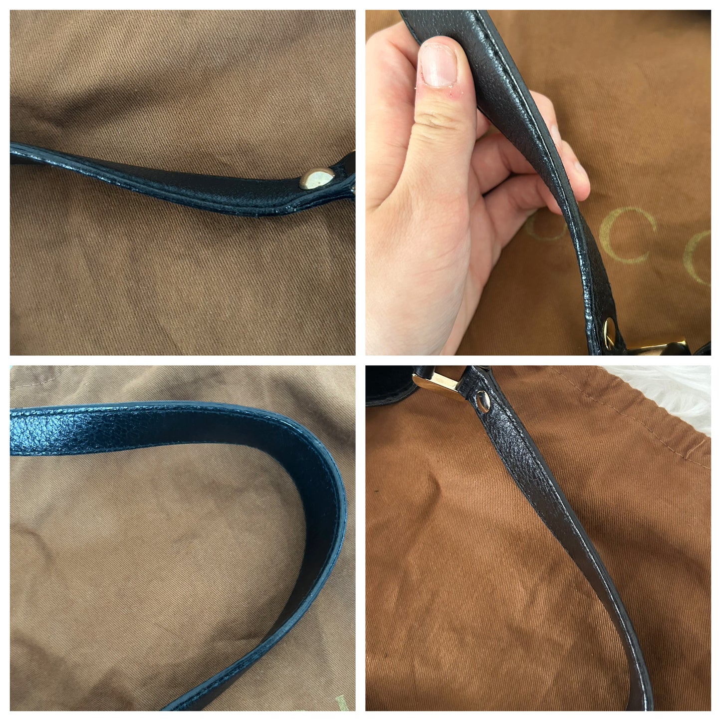 Gucci mini tote monogram Guccissima in pelle nera