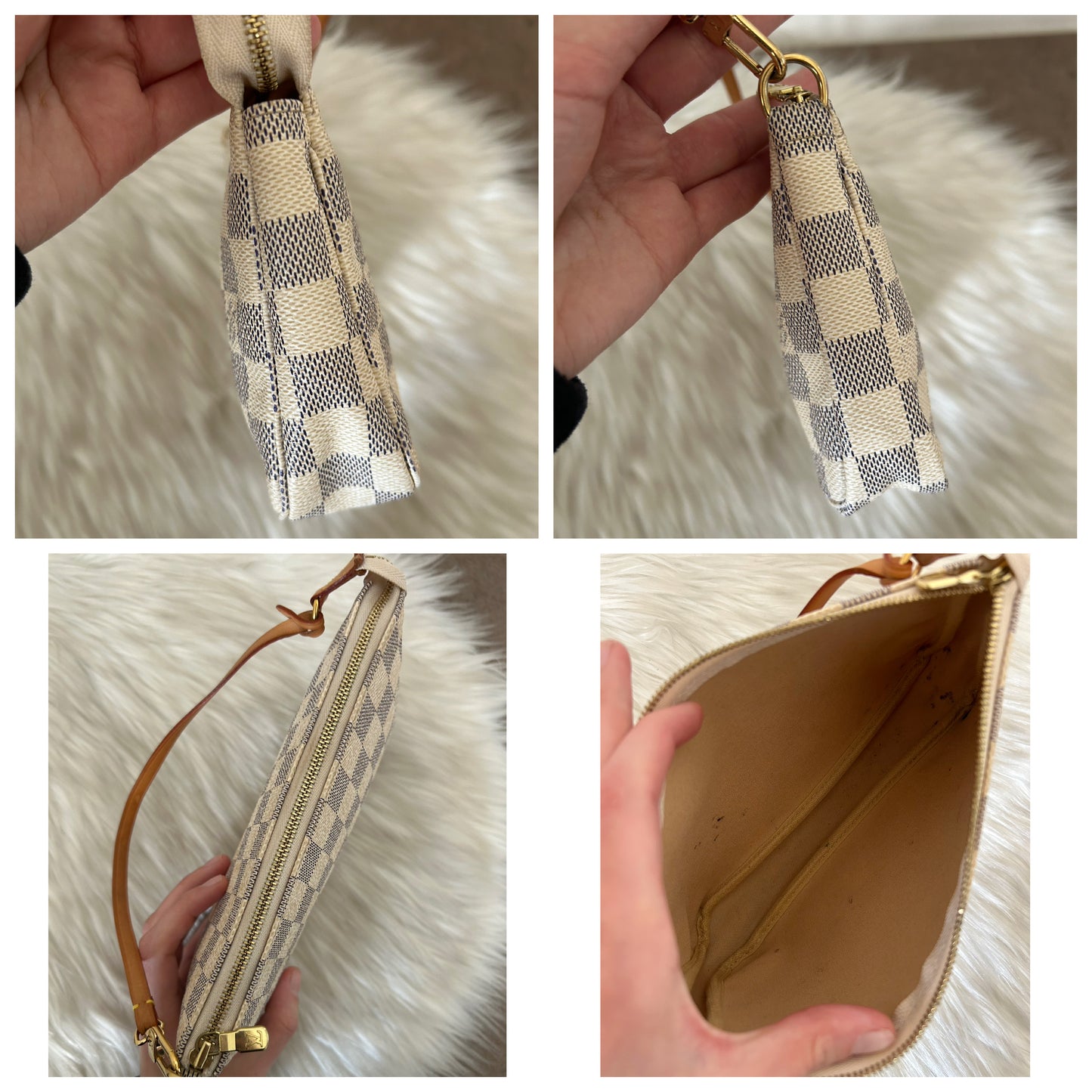 Louis Vuitton Pochette Accessoire Damier Azur