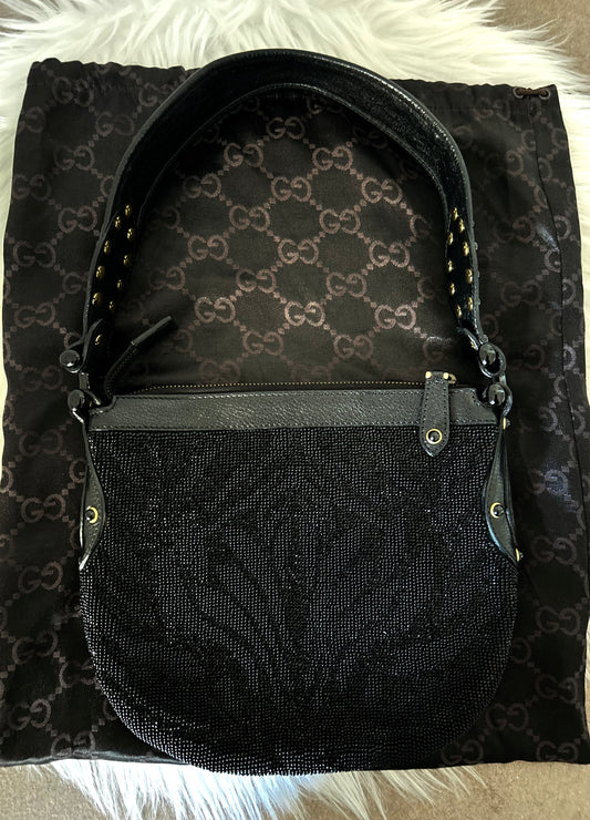 Gucci Pelham con perline e borchie - Pezzo Unico