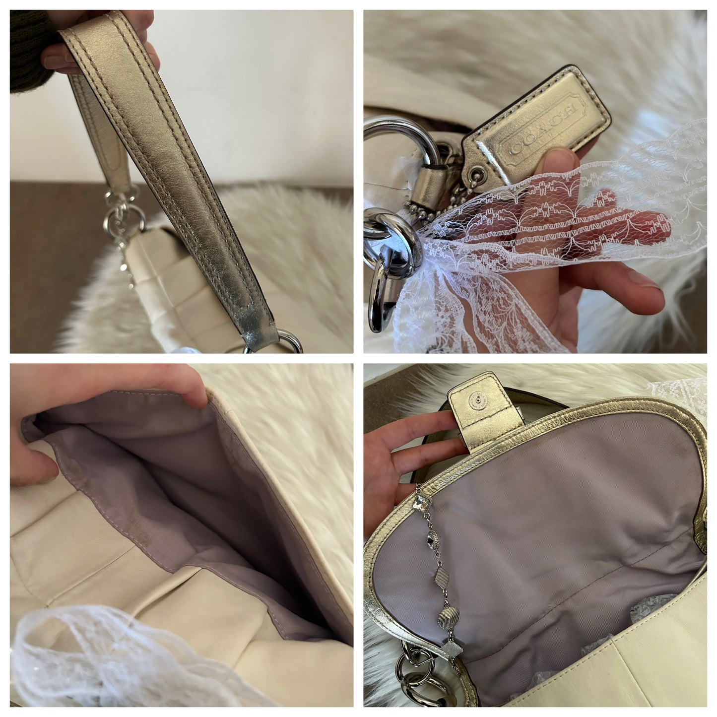 Coach Signature Sufflette in pelle
