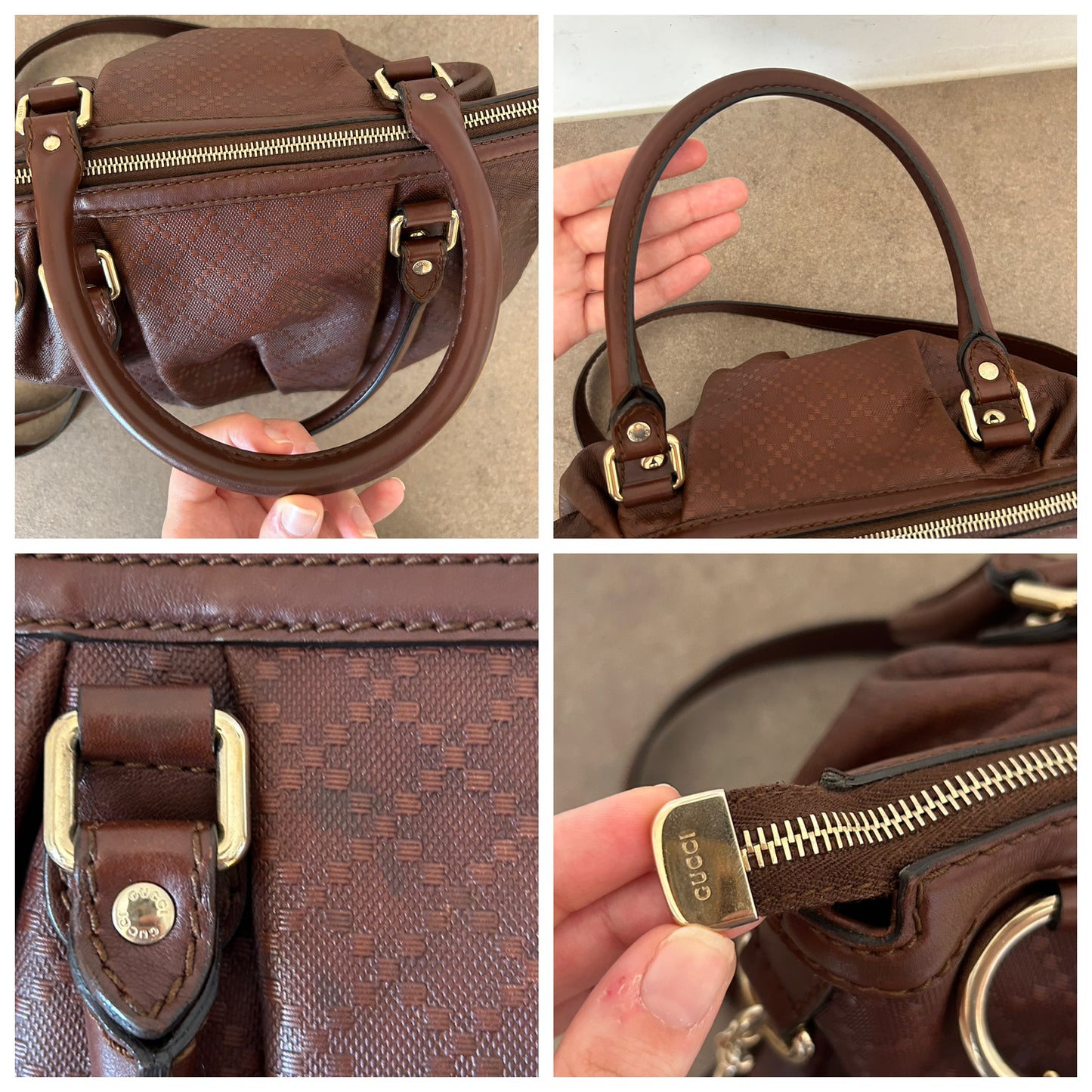 Gucci tote Diamond con tracolla