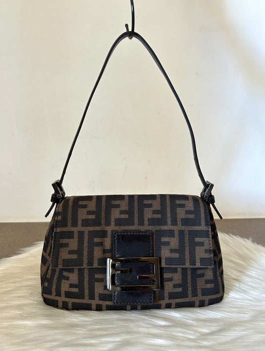 Fendi Mini Mamma Baguette zucca vintage