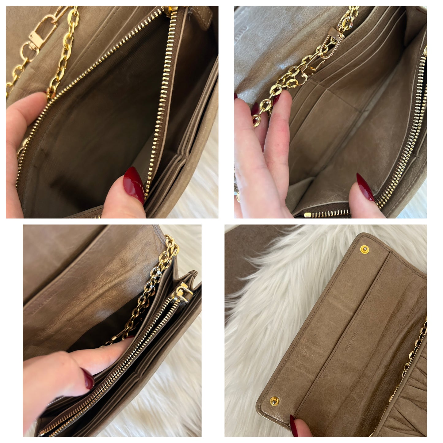 Miu Miu Woc in pelle
