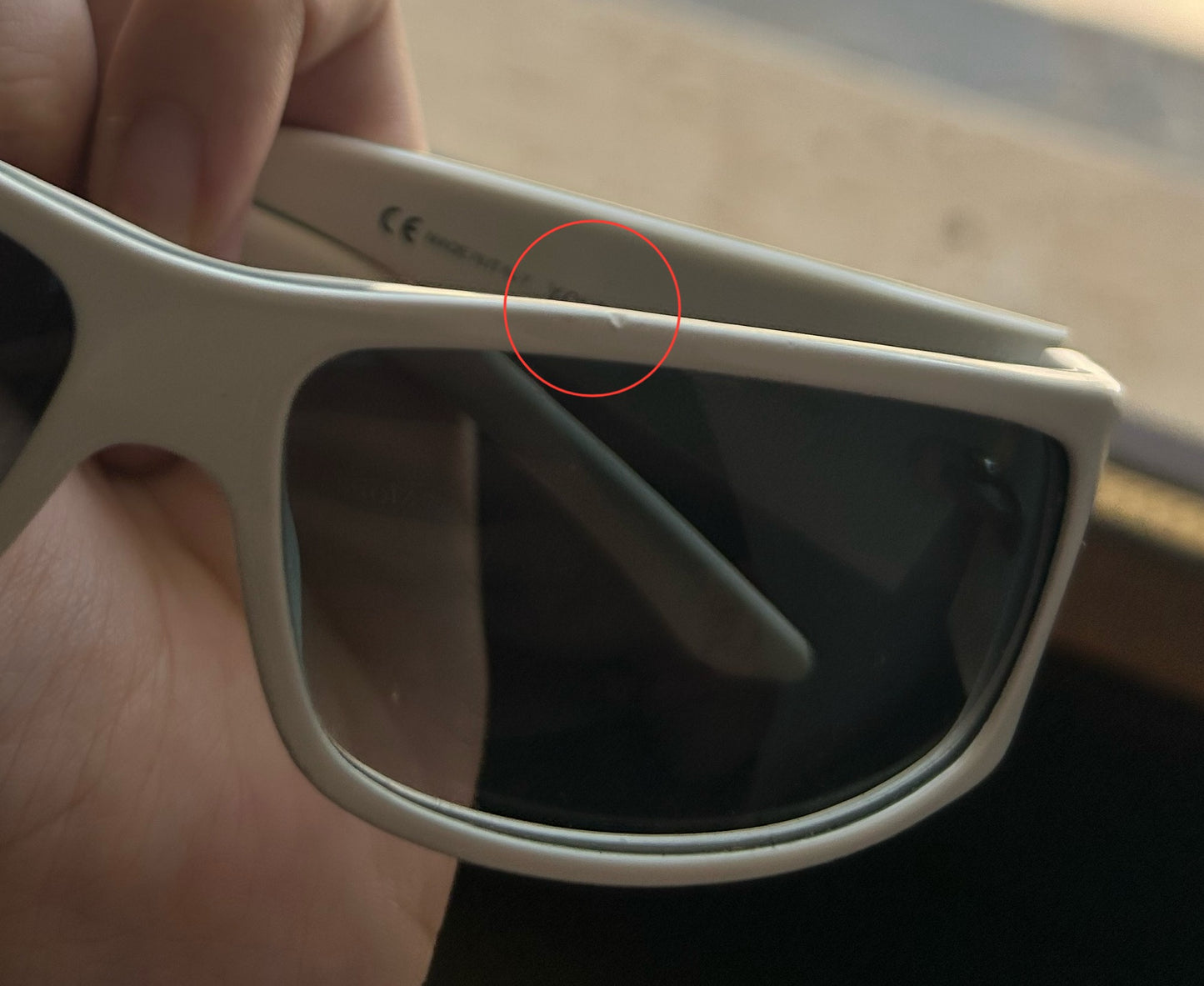 Occhiali Dior Overshine vintage y2k bianchi con logo azzurrino