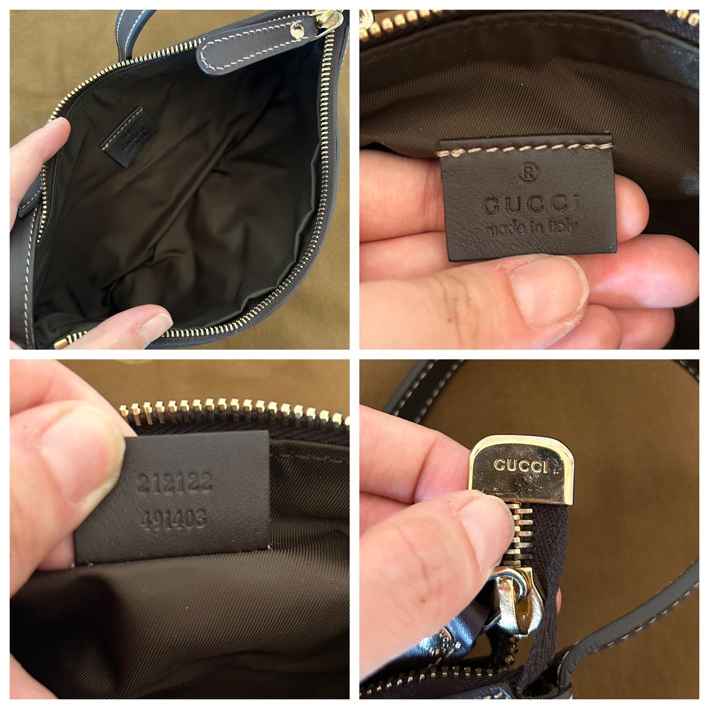 Gucci Pochette Crystal in monogram