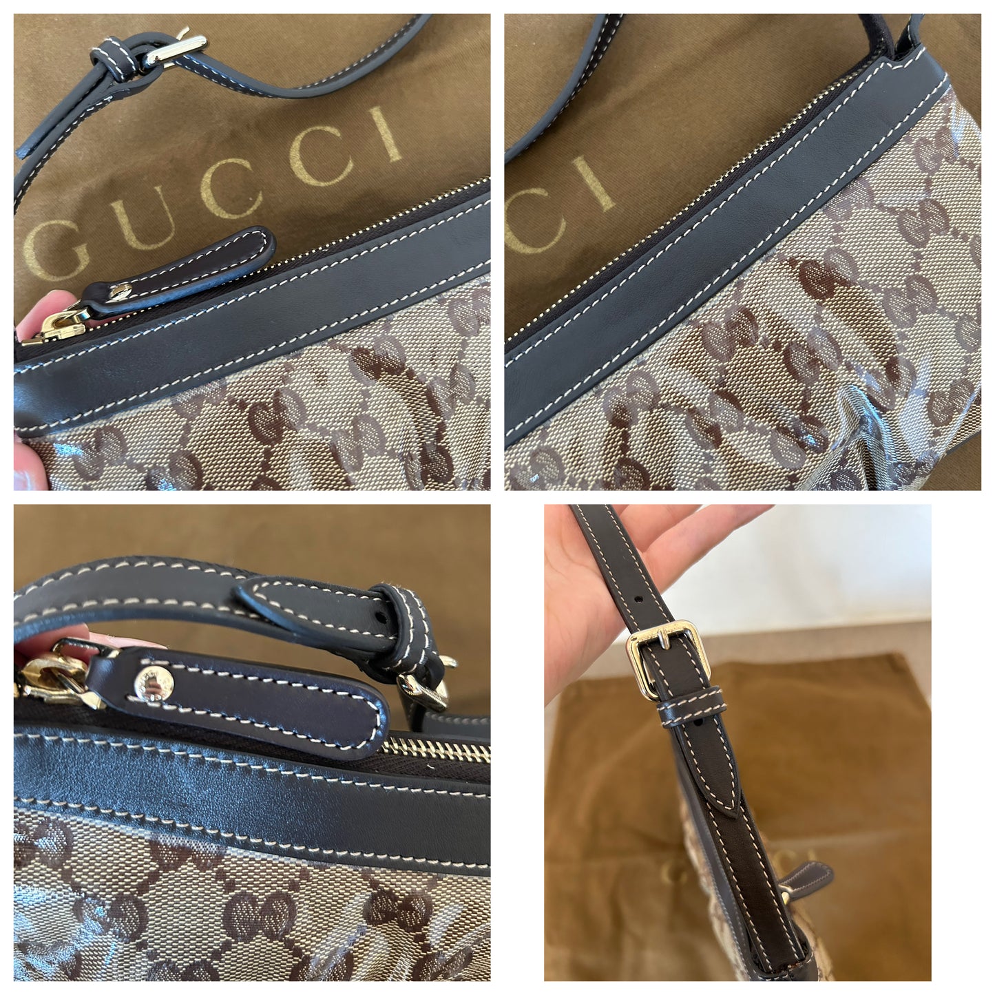 Gucci Pochette Crystal in monogram