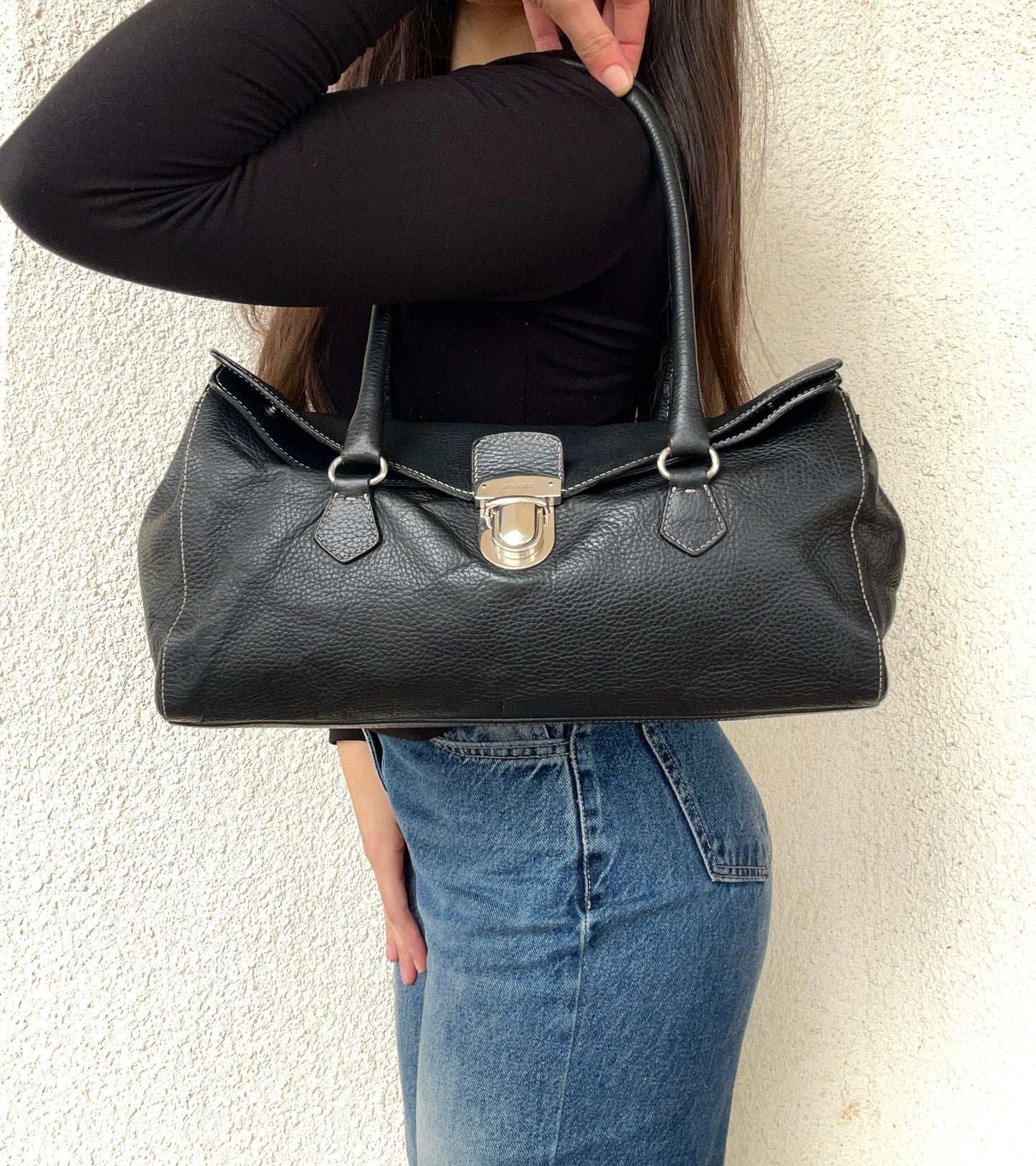 Prada tote in pelle nera
