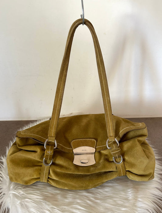 Prada tote in suede