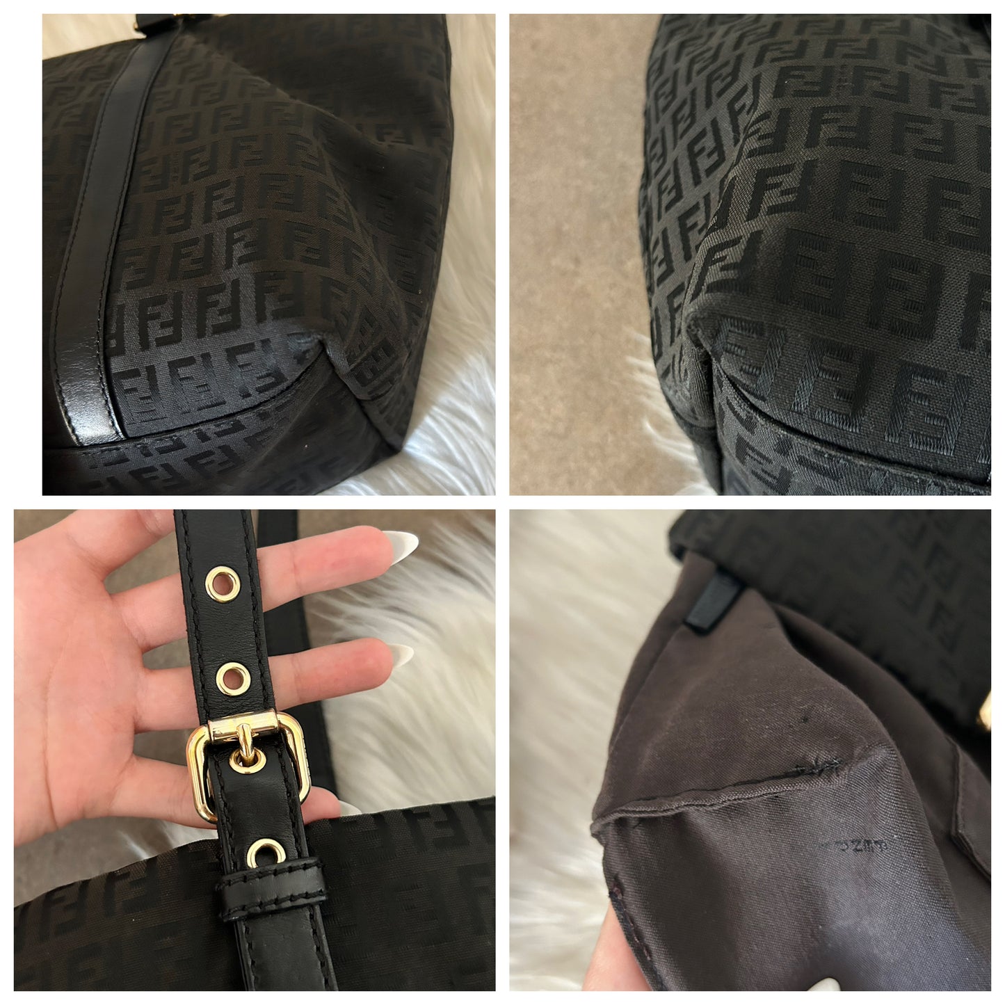 Fendi Roll Bag in monogram zucchino